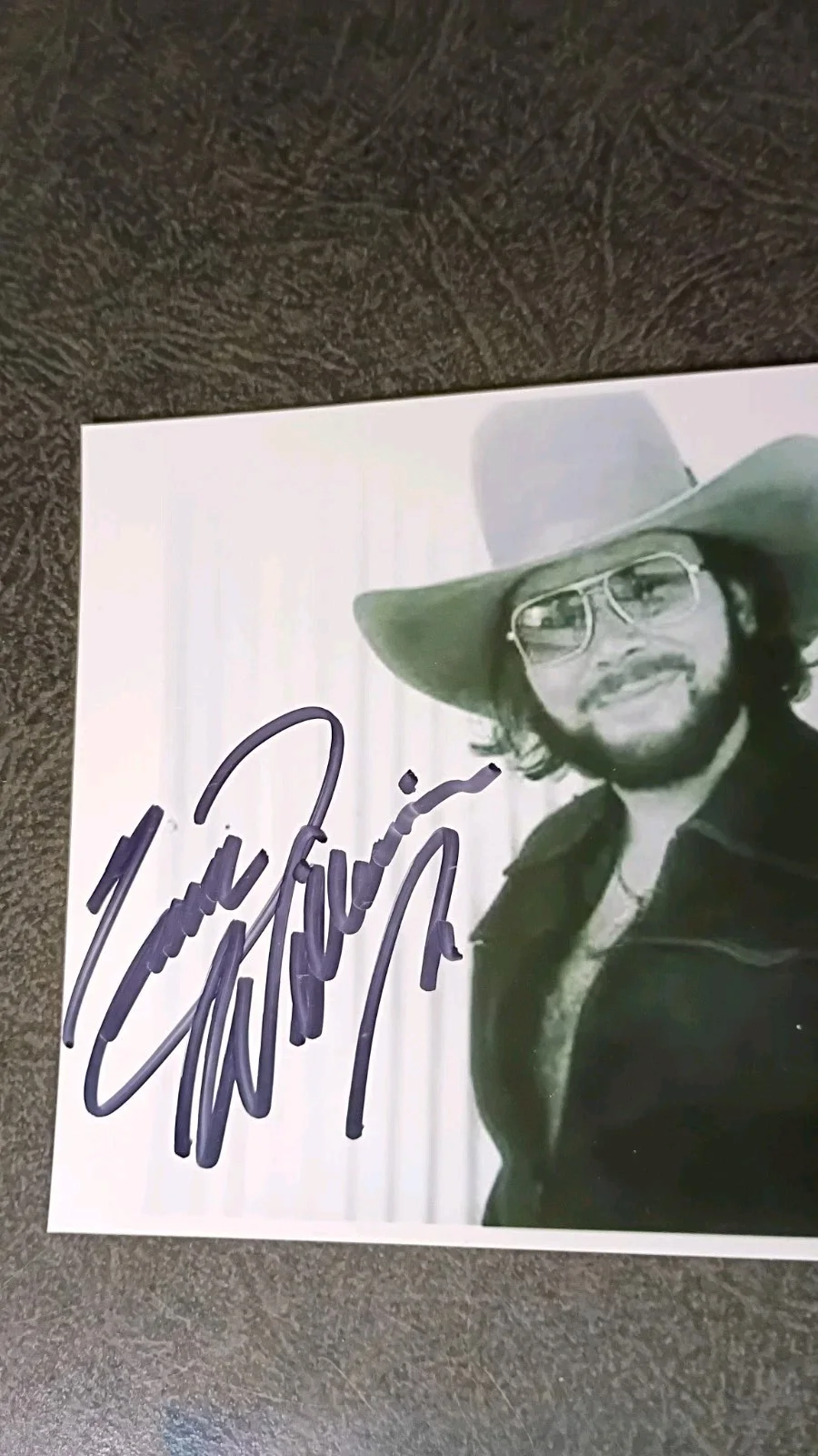 HANK WILLIAMS Jr — HANK WILLIAMS JR Hand Signed Autograph Photo - LEGEND COUNTRY SINGER, image 2