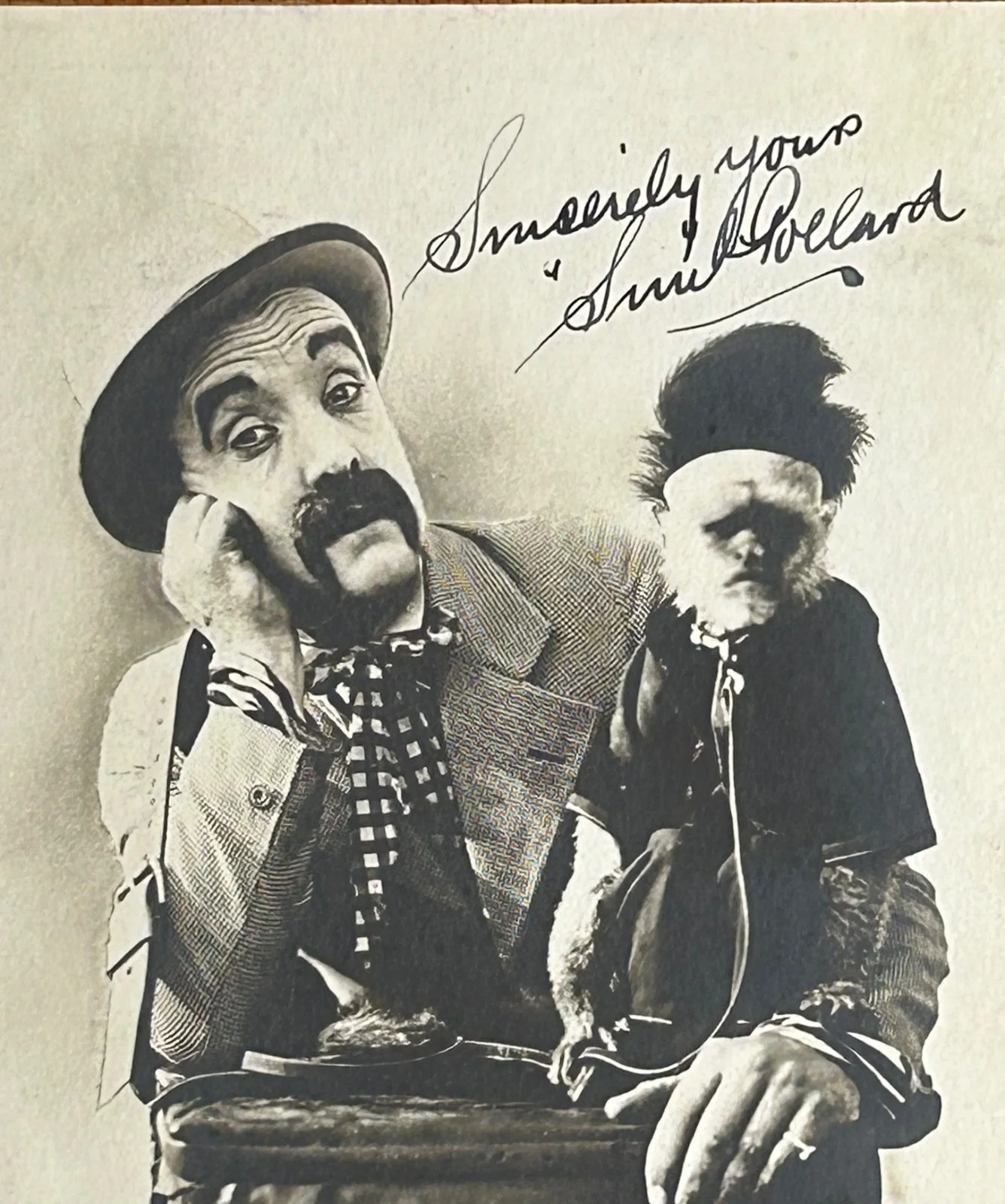 SNUB POLLARD—SIGNED PHOTO—Silent Comedy Star/Character Actor—621 Credits, изображение 3