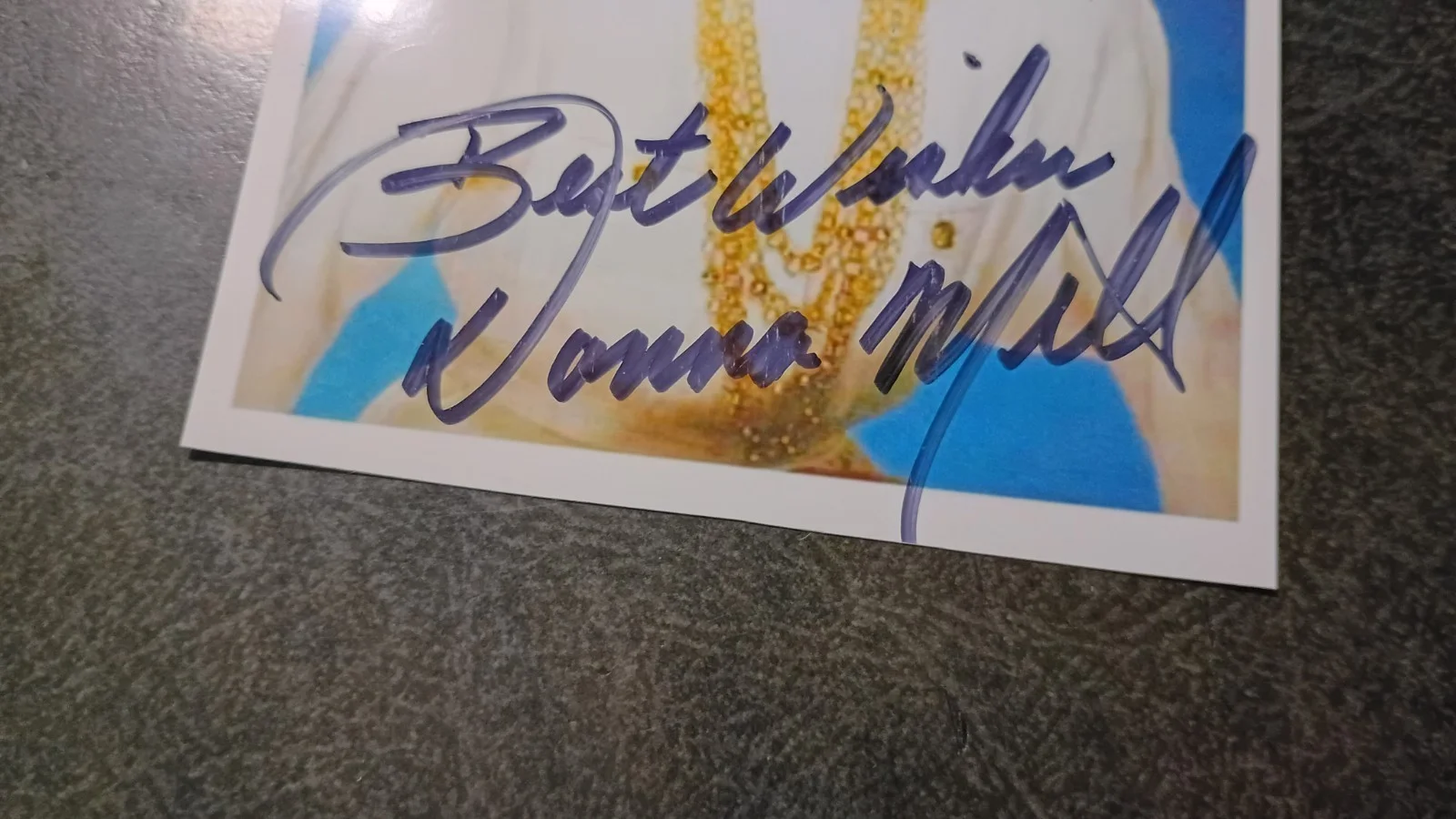 DONNA MILLS — DONNA MILLS Hand Signed Autograph 4X5 Photo - ACTRESS - PLAY MISTY FOR ME, image 2