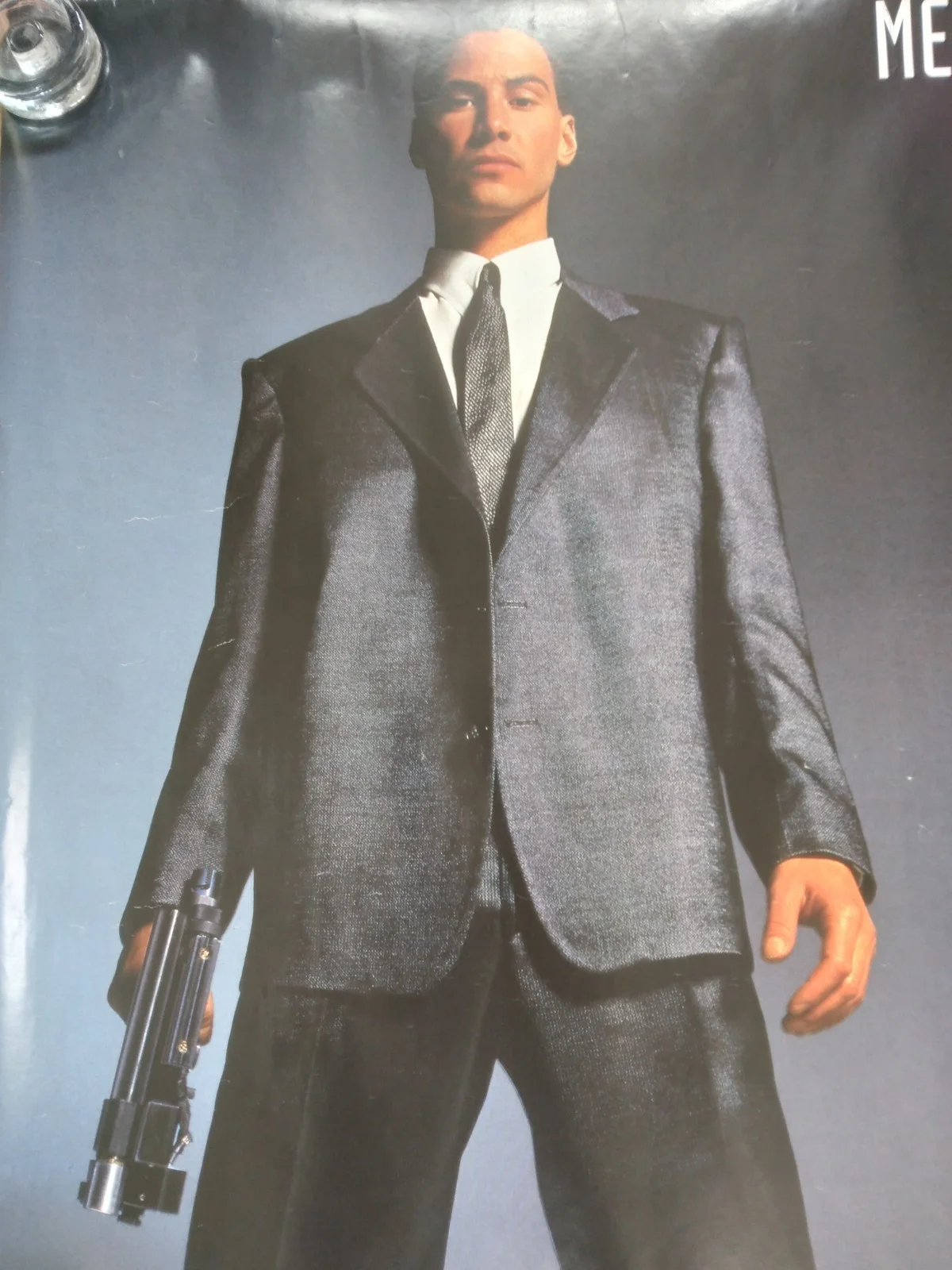 Johnny Mnemonic original movie 1995 poster UK quad, изображение 2