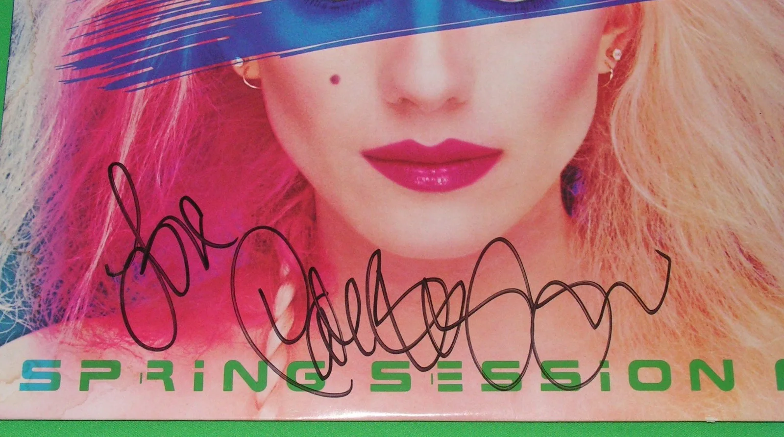 Missing Persons Spring Session M Signed Love Dale Bozzio 1994 - Album/Vinyl/LP, изображение 2
