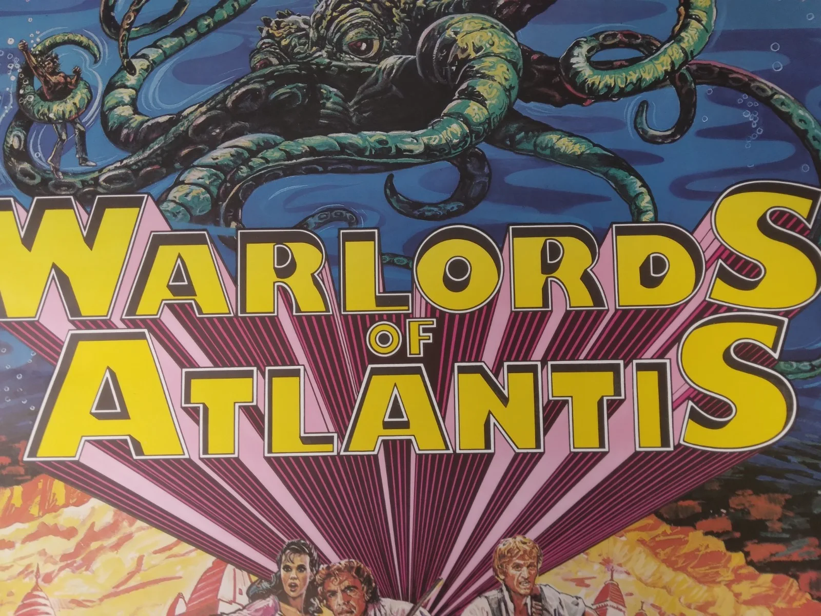 Warlords of Atlantis original movie 1978 poster US one sheet, изображение 5