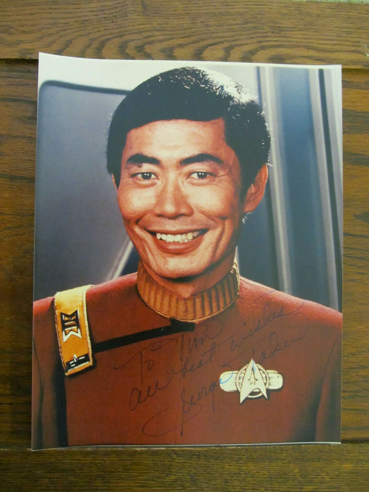 George Takei — Vtg STAR TREK Sulu George Takei Autograph Hand Signed Photograph - 8 x 10