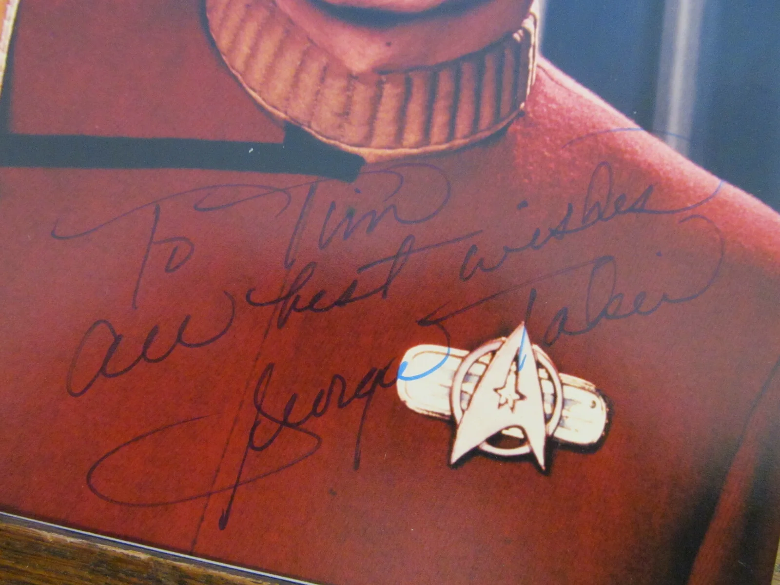 George Takei — Vtg STAR TREK Sulu George Takei Autograph Hand Signed Photograph - 8 x 10, изображение 2