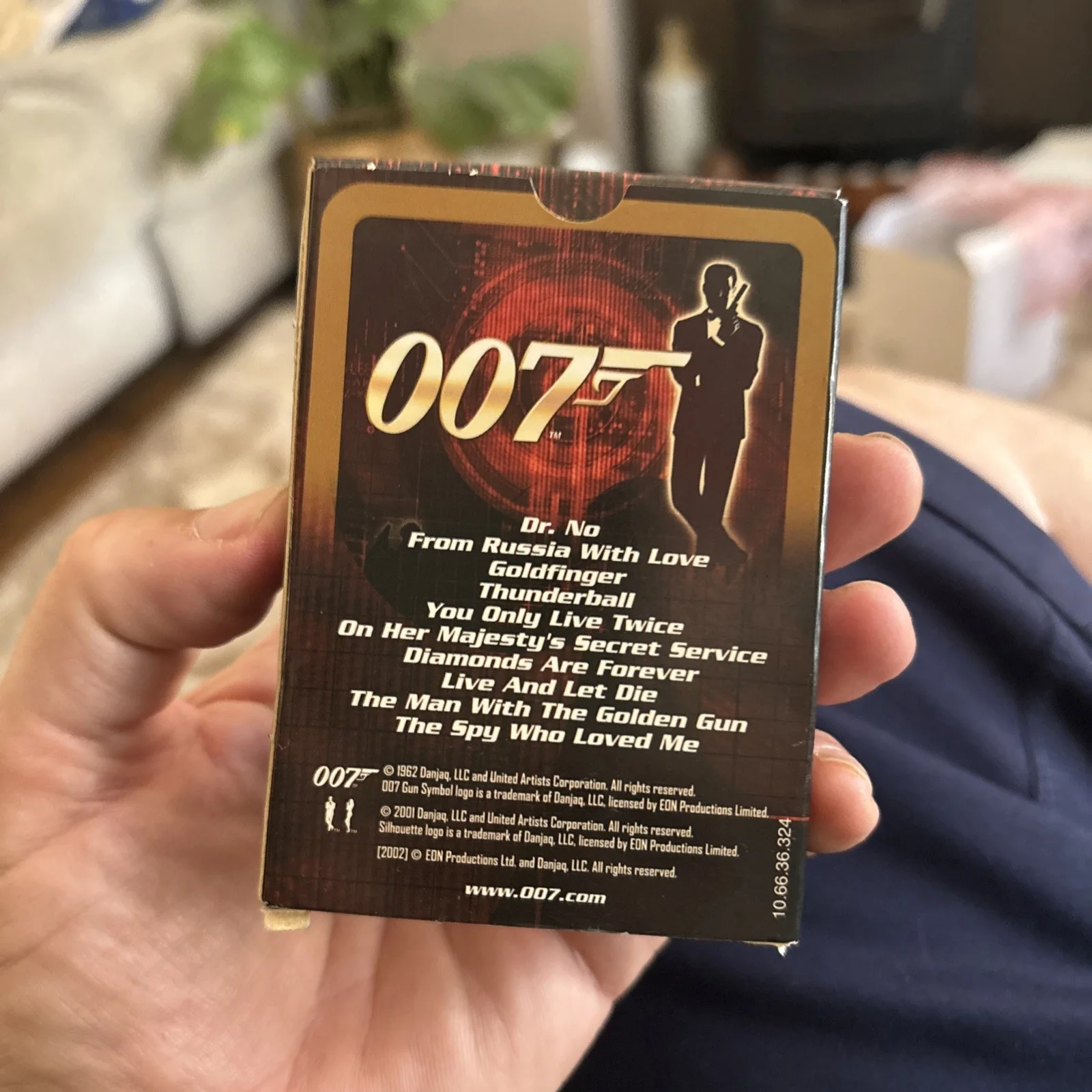 James Bond 007 Movie Playing Cards films 1-10, image 2