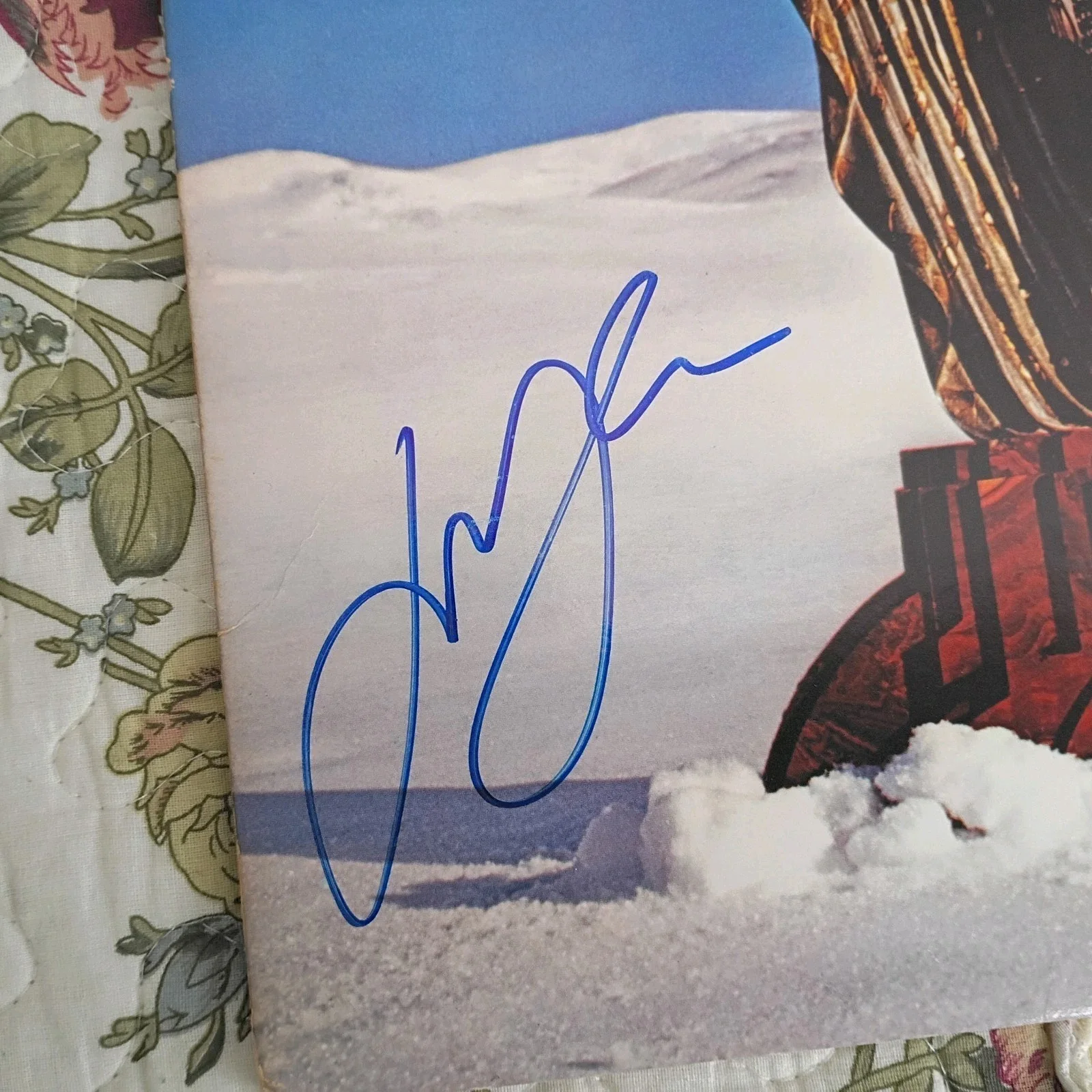 Paul McCartney & Wings Greatest Hits Signed Laurence Juber Vinyl, image 2