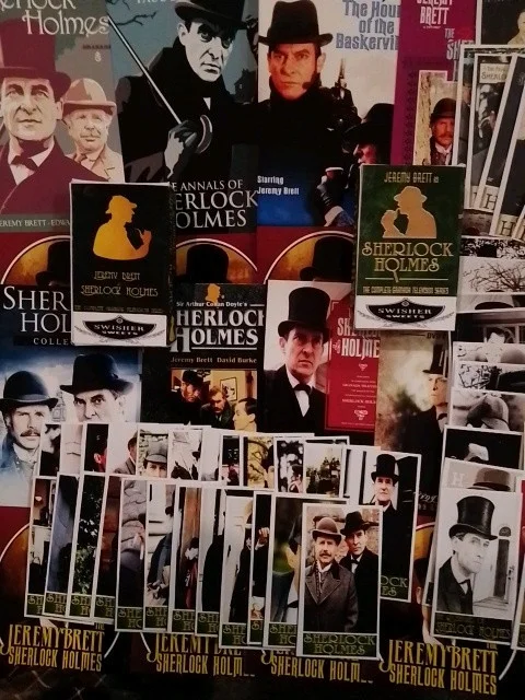 Sherlock Holmes : Jeremy Brett. 8 Glossy markers + Free 56 Mini art Cards., изображение 4