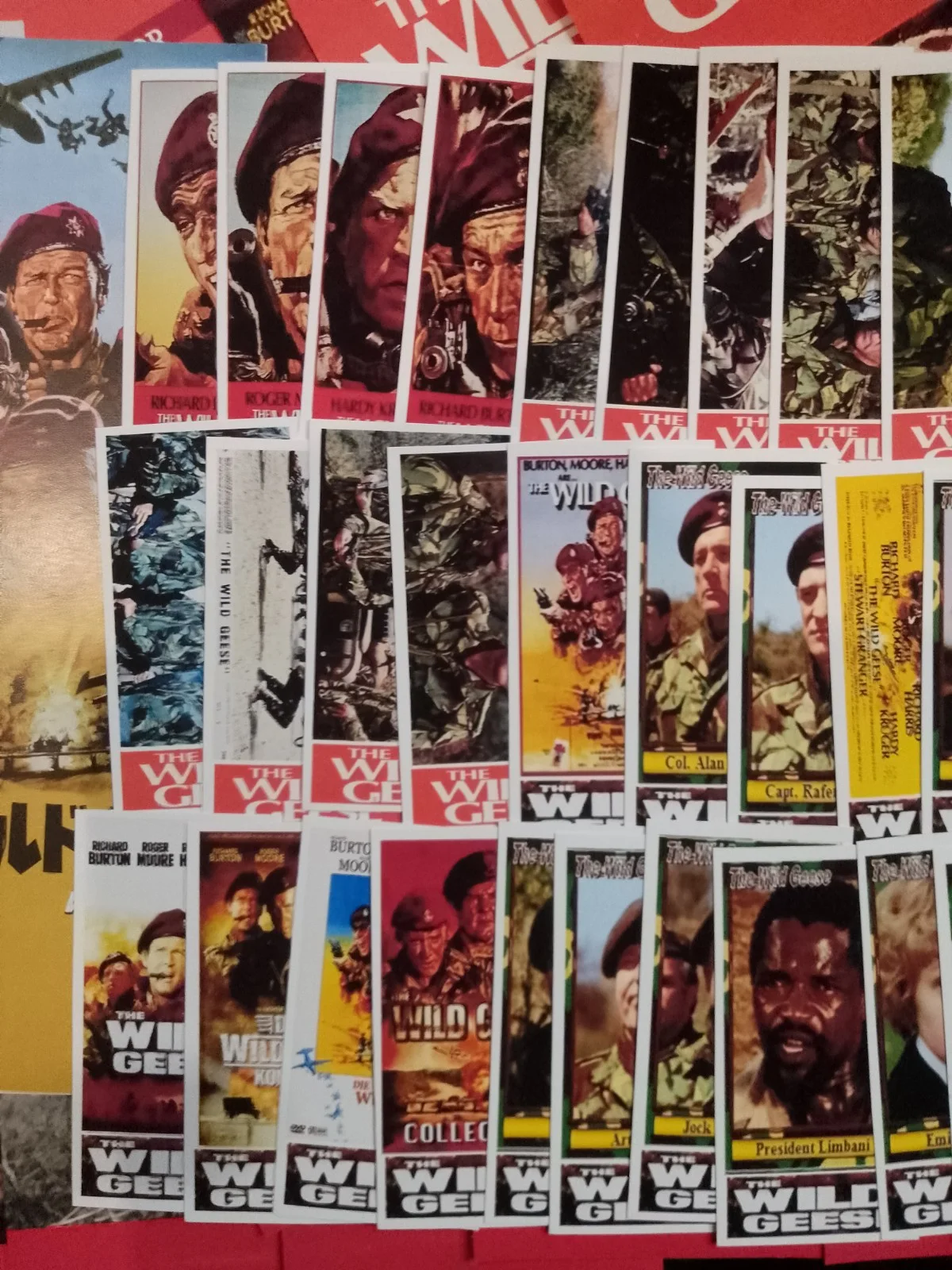 The Wild Geese 1981. 12 Lobbymarkers/20 Bookmarks/40 Mini-cards & Box. New, image 3