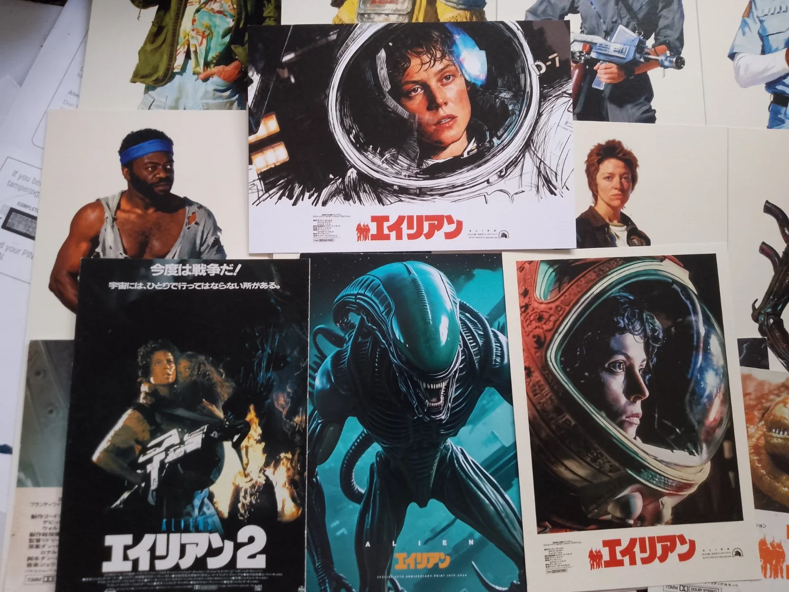 Alien 1979. Japanese Bundle: 6 Lobby Cards/8 XL- Lobbymarkers/4 Art Cards +, изображение 3