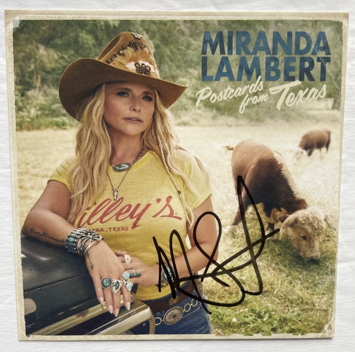 Miranda Lambert Postcards From Texas CD - AUTOGRAPHED Insert - MINT DISC, изображение 2