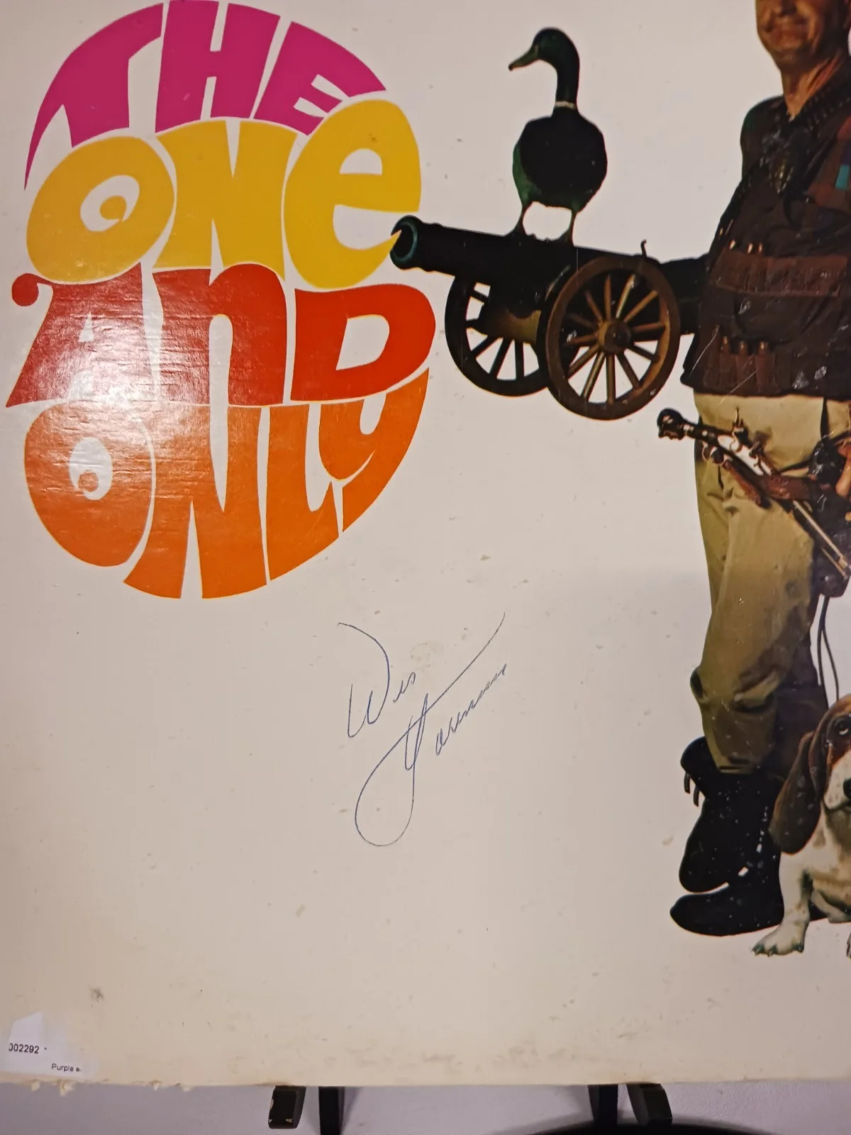 Wes Harrison Signed The One And Only Vinyl Record Mr Sound Effects, image 3