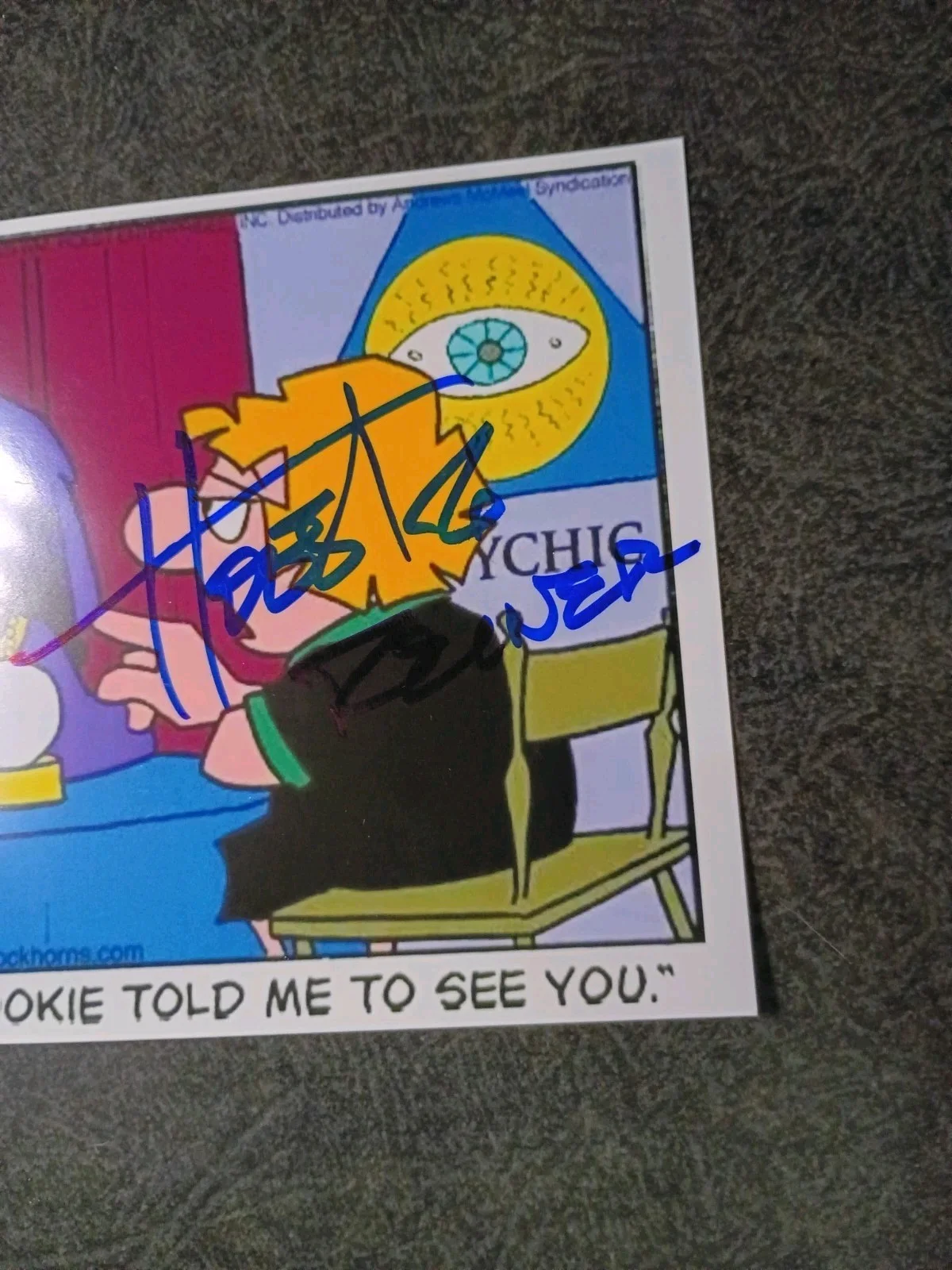 BUNNY HOEST & JOHN REINER 2 Hand Signed Photo S - COMIC STRIP THE LONGHORNS, image 5