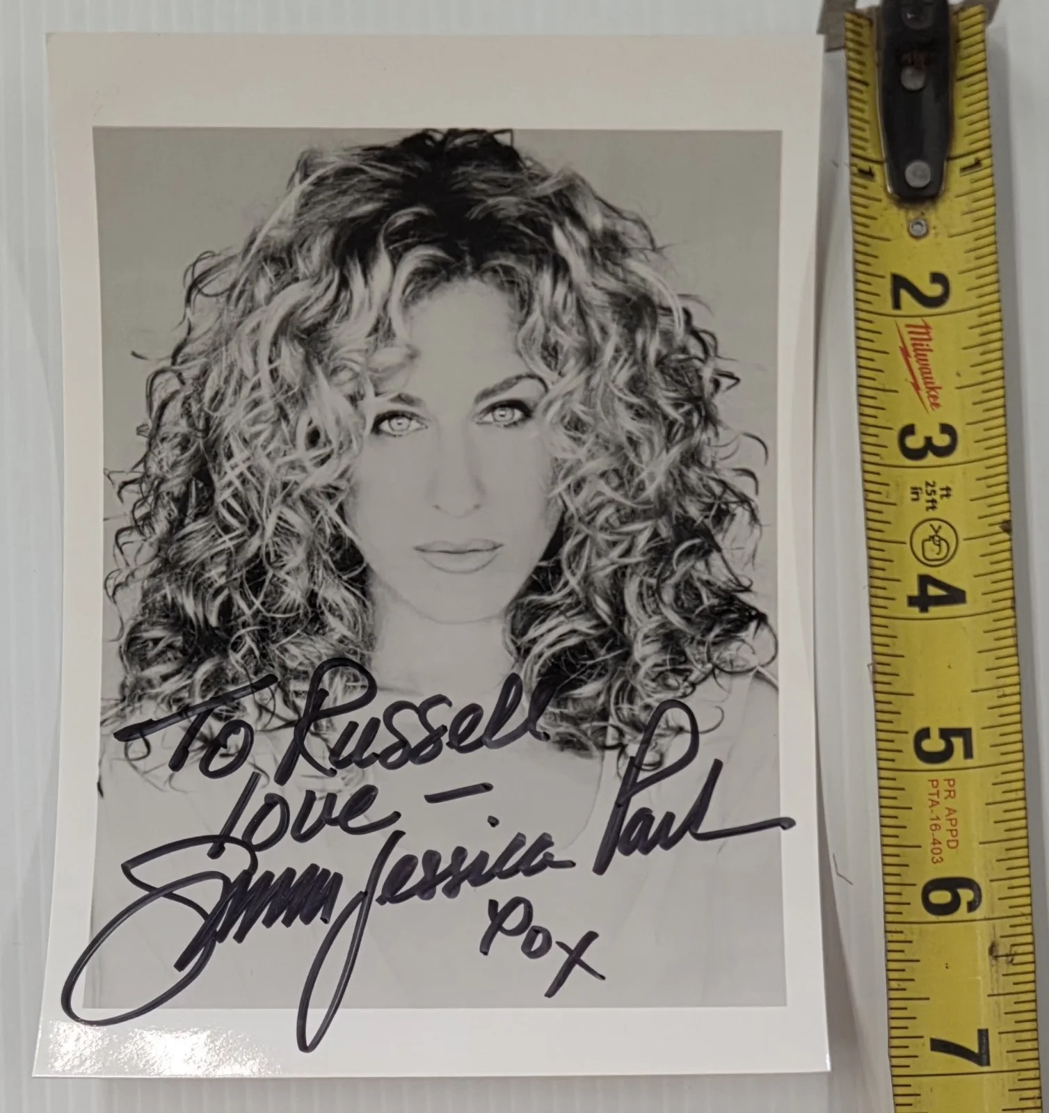 SARAH JESSICA PARKER AUTOGRAPHED SIGNED 5X7 PHOTO MOVIE FILM ACTRESS PRODUCER, изображение 2