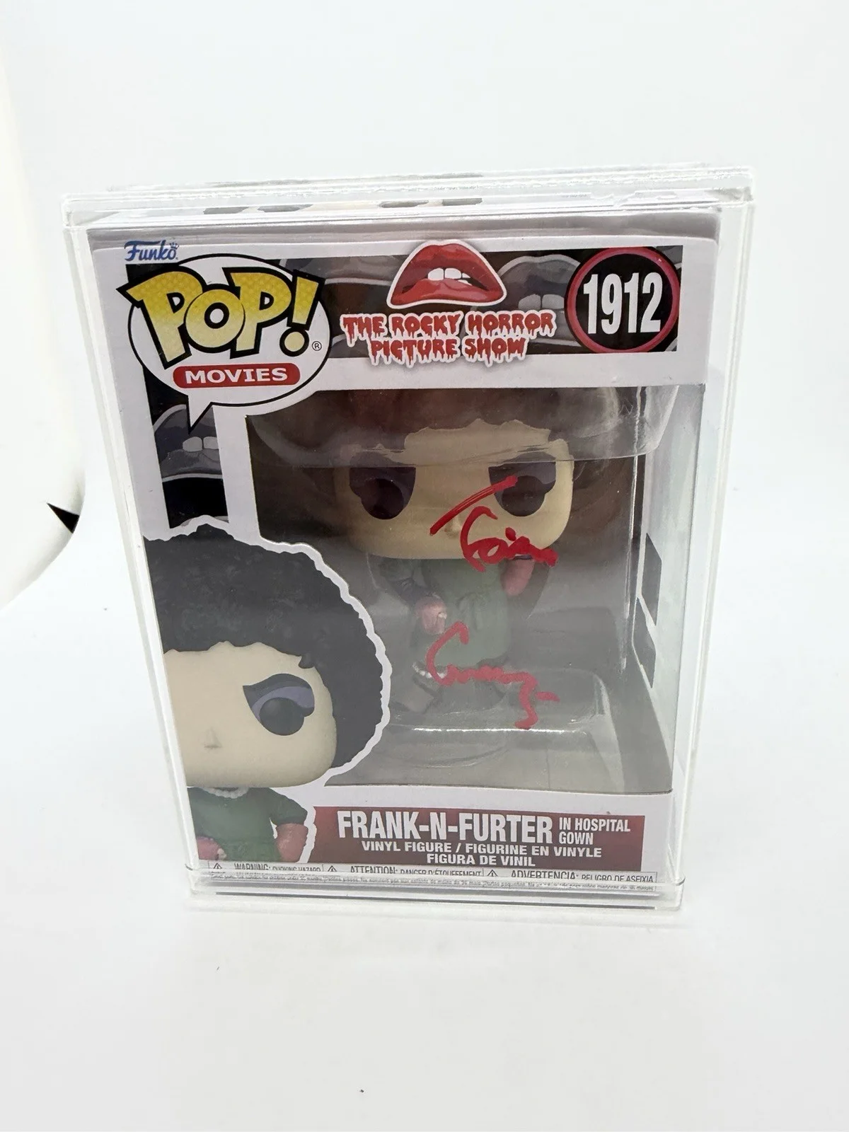 Tim Curry — Frank N Furter Autographed Funko Pop #1912 Signed Tim Curry OC COA Rocky Horror
