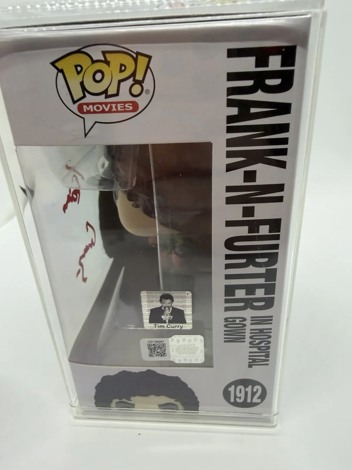 Tim Curry — Frank N Furter Autographed Funko Pop #1912 Signed Tim Curry OC COA Rocky Horror, изображение 3