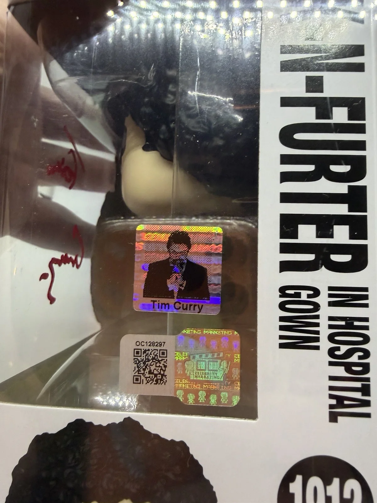 Tim Curry — Frank N Furter Autographed Funko Pop #1912 Signed Tim Curry OC COA Rocky Horror, изображение 4