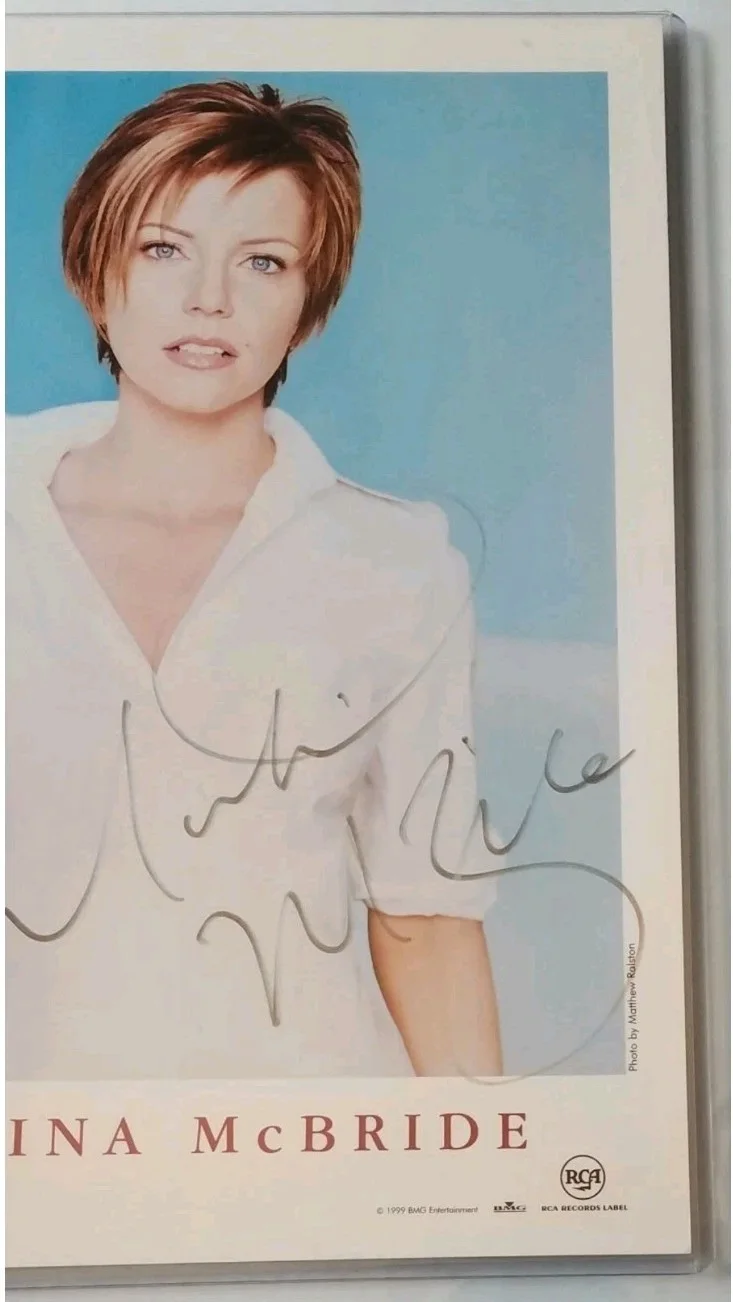 MARTINA MCBRIDE BAS BECKETT COA SIGNED PHOTO AUTOGRAPHED SINGER COUNTRY MUSIC, image 5
