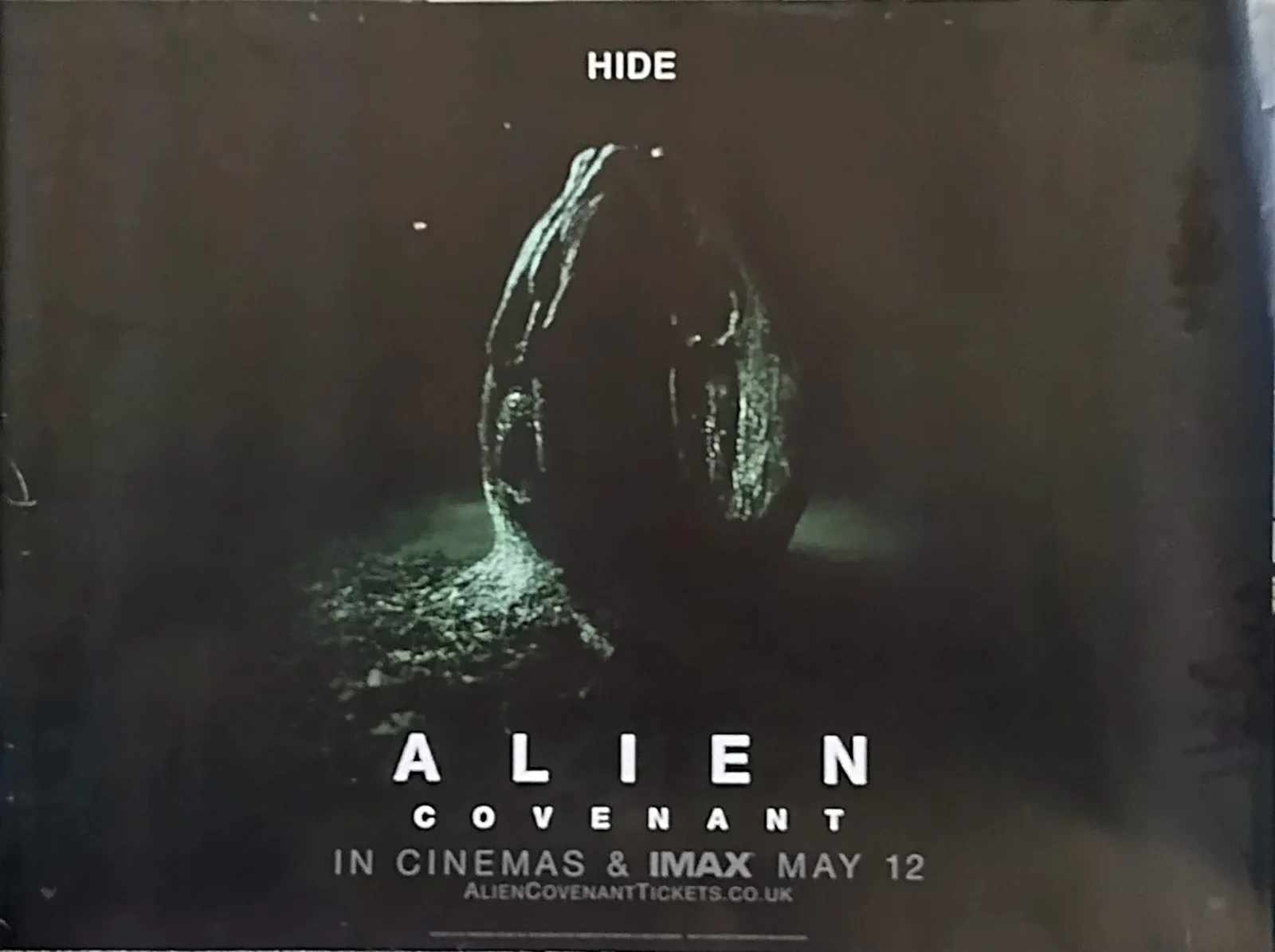 Alien Covenant Original UK Quad Cinema Poster set, image 2