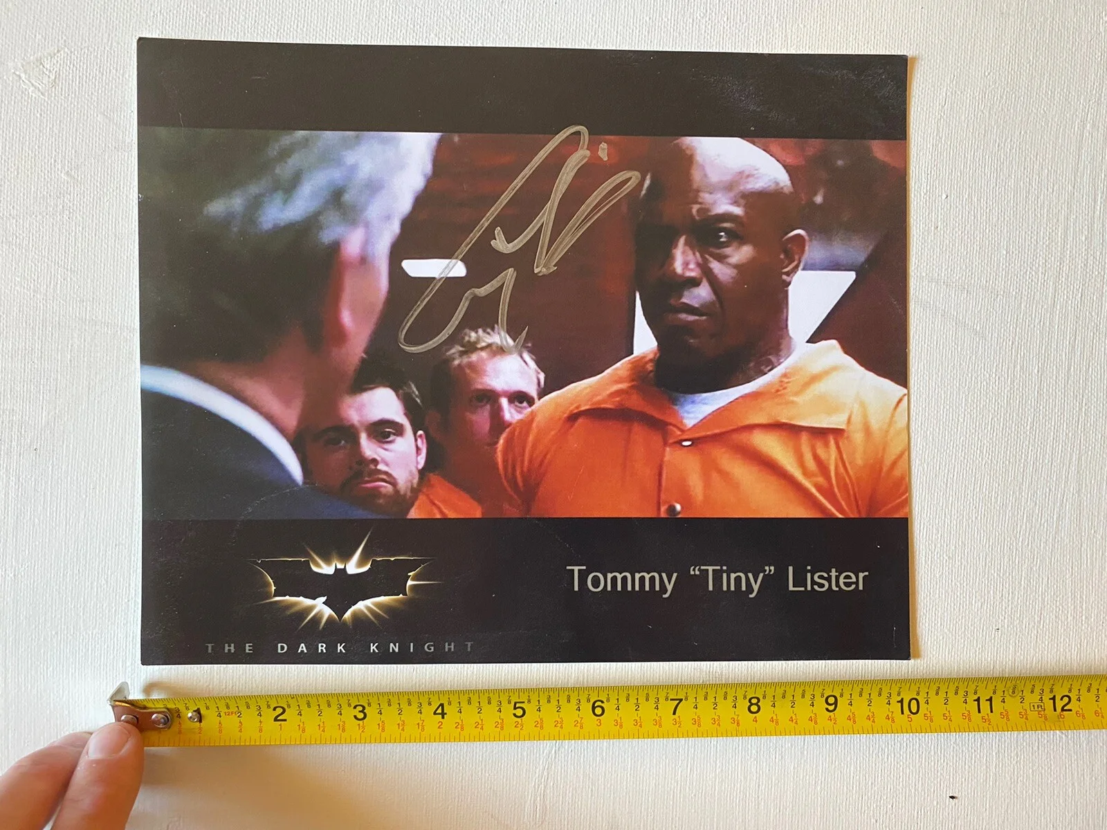 Tiny Lister — Debo aka Tiny Lister Aka Debo Autographed 8x10 Photo From DARK KNIGHT, изображение 2