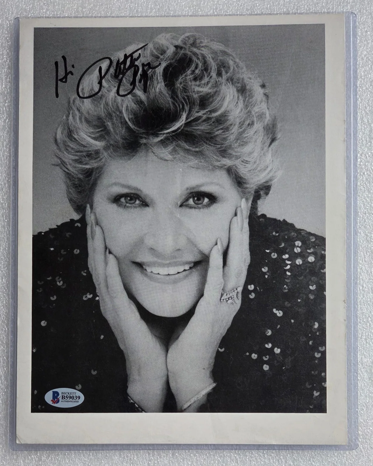 PATTI PAGE BAS BECKETT COA SIGNED MAGAZINE PHOTO AUTOGRAPHED SINGER MUSIC, image 3