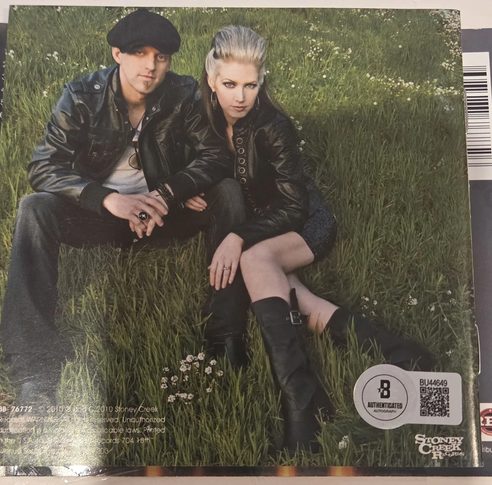 THOMPSON SQUARE BAS BECKETT COA SIGNED CD DISPLAY AUTOGRAPHED GIFT PRESENT MUSIC, image 5