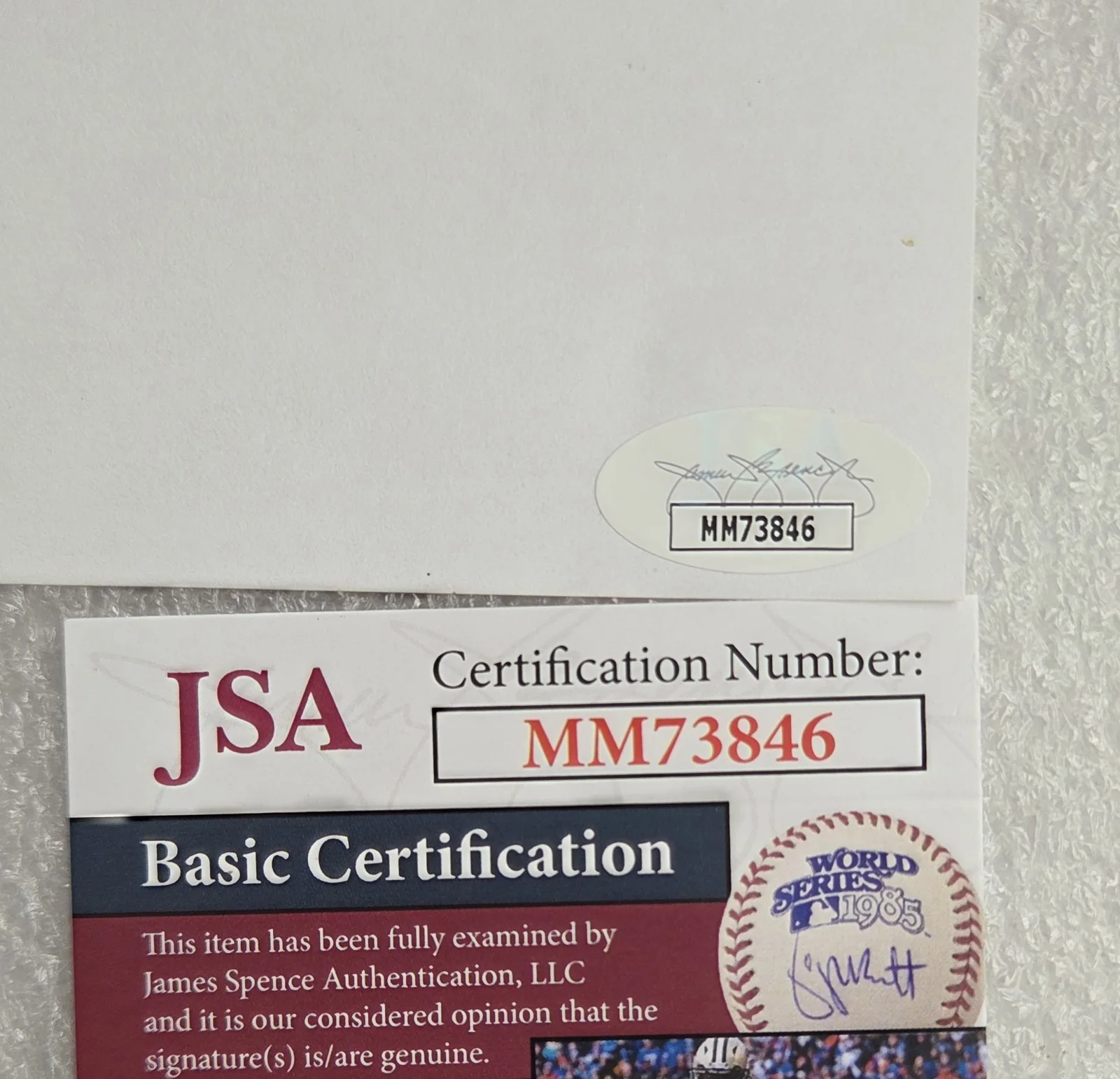MICHAEL BUBLE BAS JSA COA SIGNED AUTOGRAPHED POP MUSIC SINGER JAMES SPENCE AUTH, image 3
