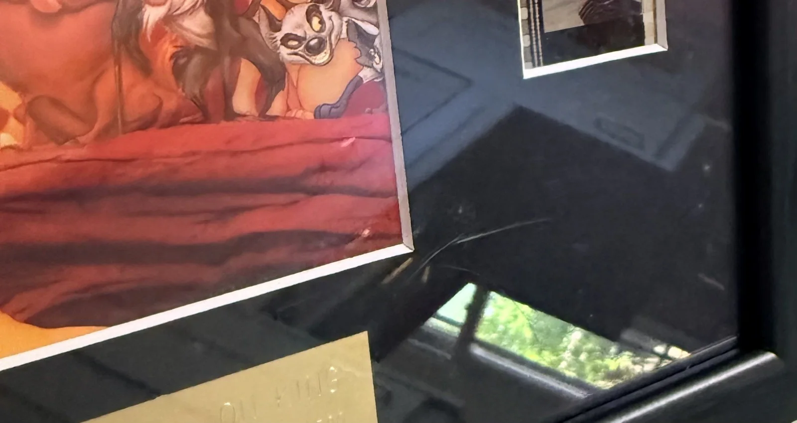 Lion King Double Film Cell mounted 29cm by 24cm, image 2