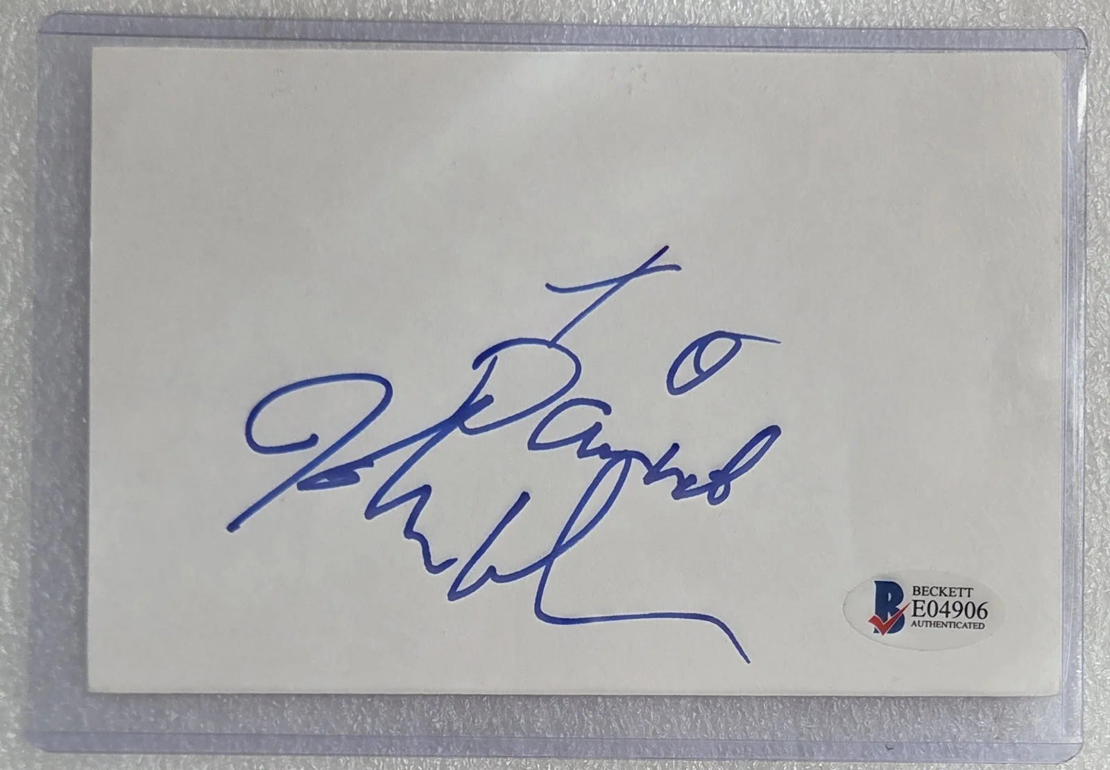 JOHN DENSMORE BAS BECKETT COA SIGNED AUTOGRAPHED THE DOORS BAND MUSIC SINGER, image 2