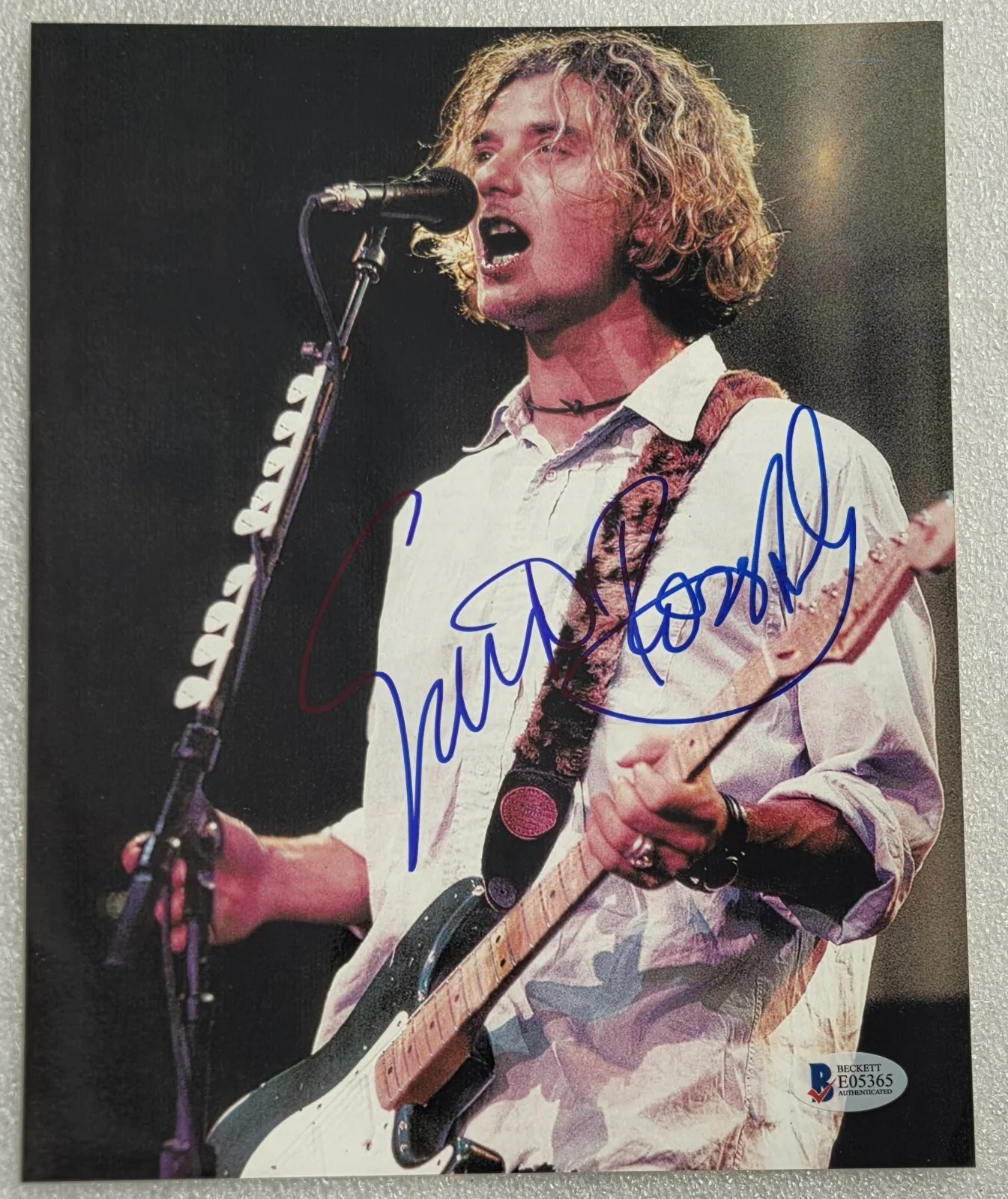 GAVIN ROSSDALE BAS BECKETT COA SIGNED AUTOGRAPHED BUSH BAND ROCK MUSIC SINGER, image 2