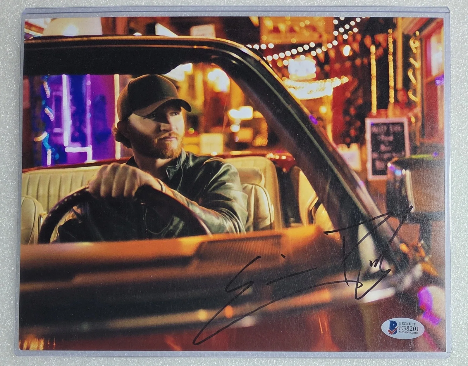 ERIC PASLAY BAS BECKETT COA SIGNED PHOTO AUTOGRAPHED COUNTRY MUSIC SINGER, image 2