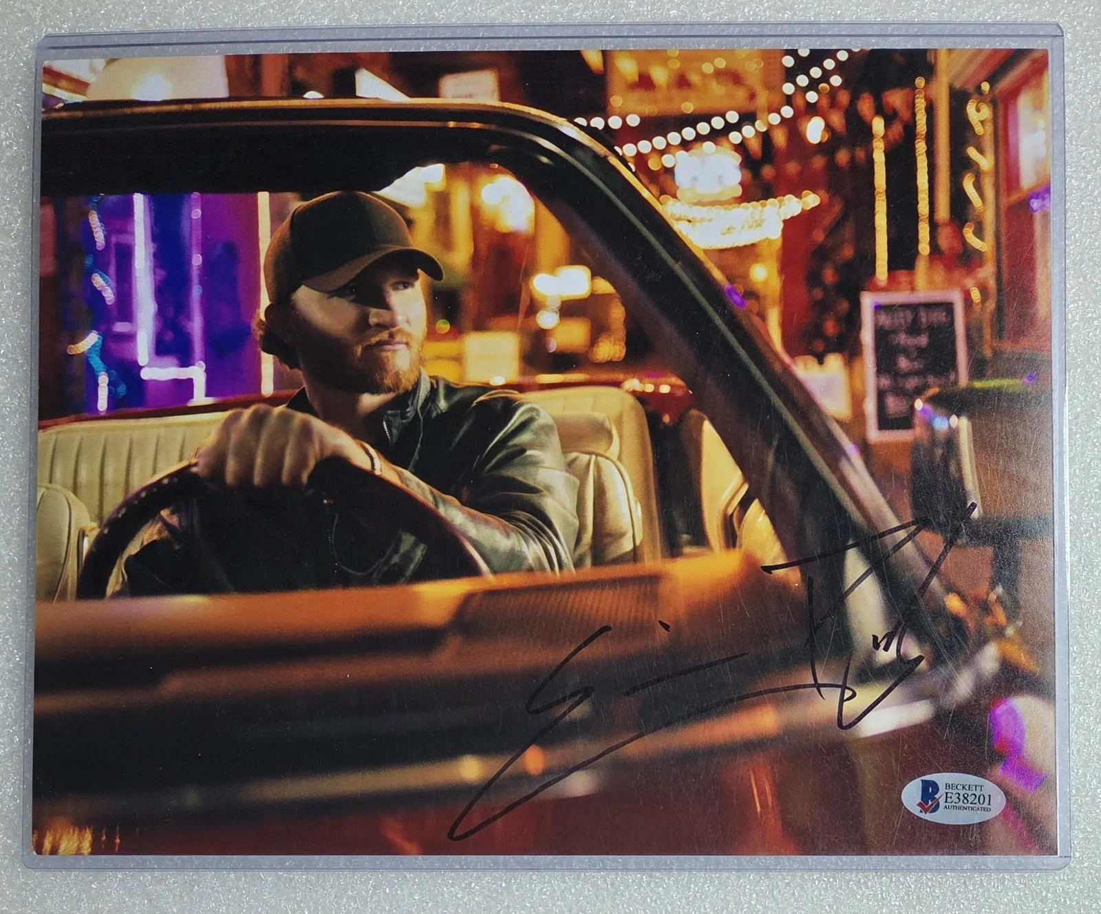 ERIC PASLAY BAS BECKETT COA SIGNED PHOTO AUTOGRAPHED COUNTRY MUSIC SINGER, image 3