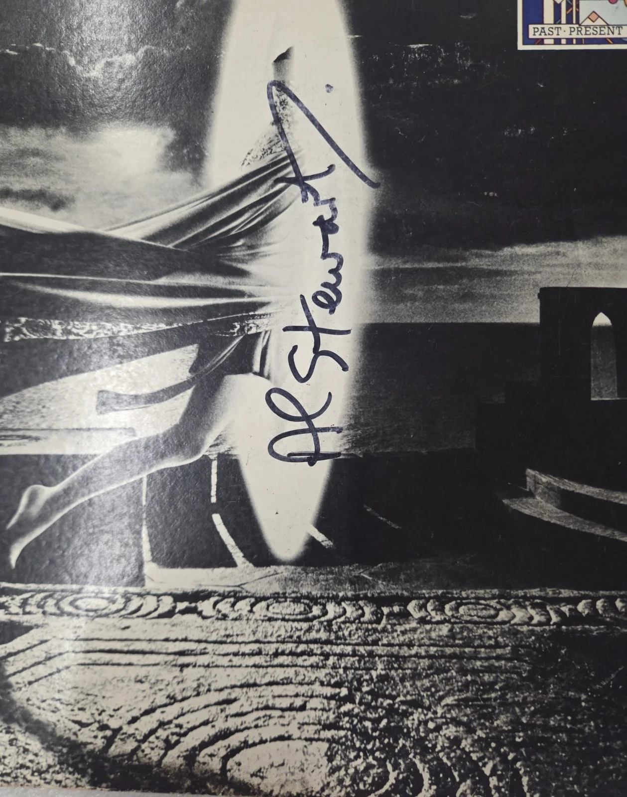 AL STEWART BAS BECKETT COA SIGNED RECORD AUTOGRAPHED PAST PRESNT FUTURE VINYL LP, изображение 3