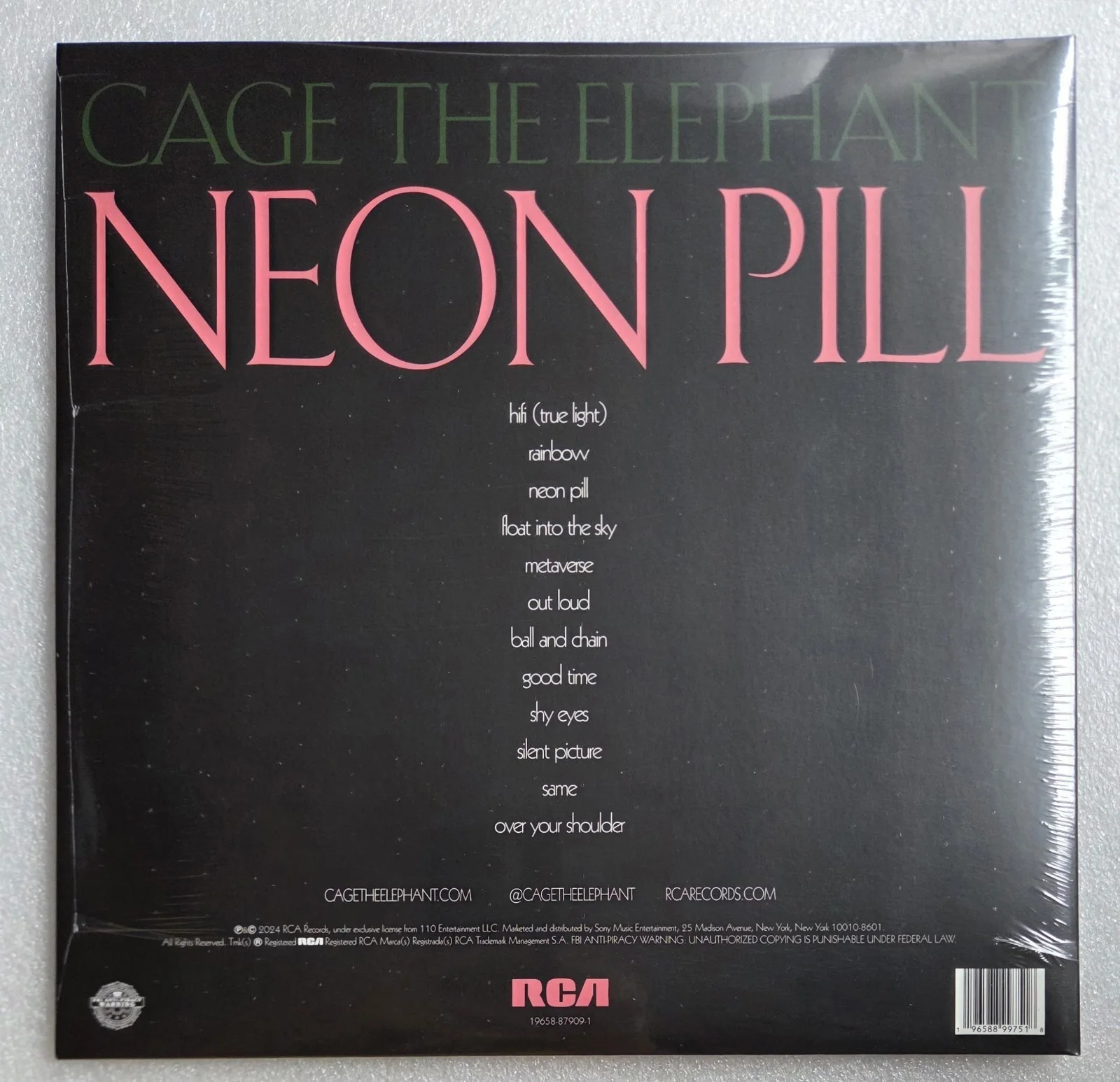 CAGE THE ELEPHANT SIGNED ALBUM UNOPENED AUTOGRAPHED SLEEVE NEW RECORD MUSIC BAND, изображение 2