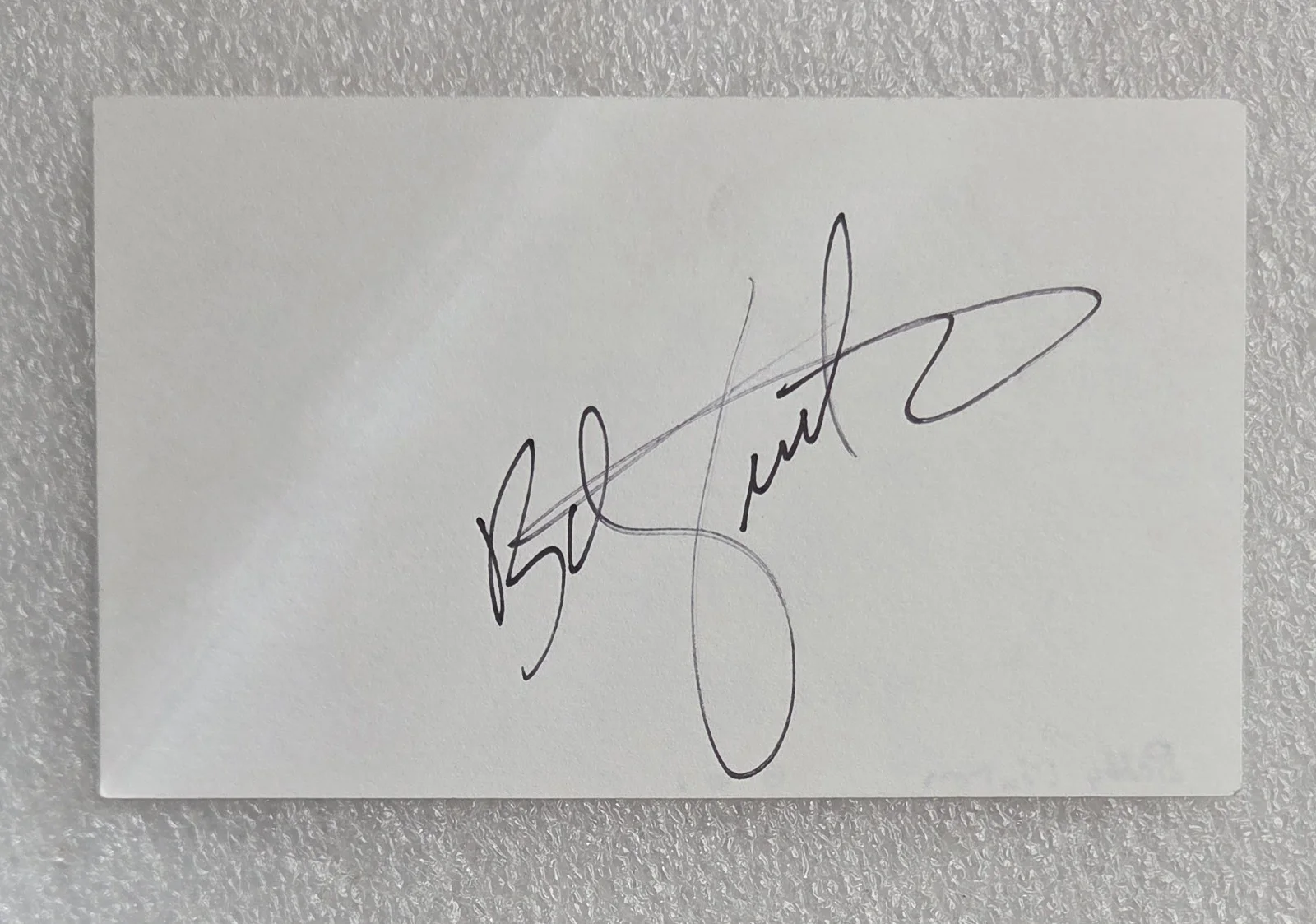 BOBBY VINTON BAS BECKETT INDEX CARD COA SIGNED AUTOGRAPHED MUSIC SINGER, изображение 2