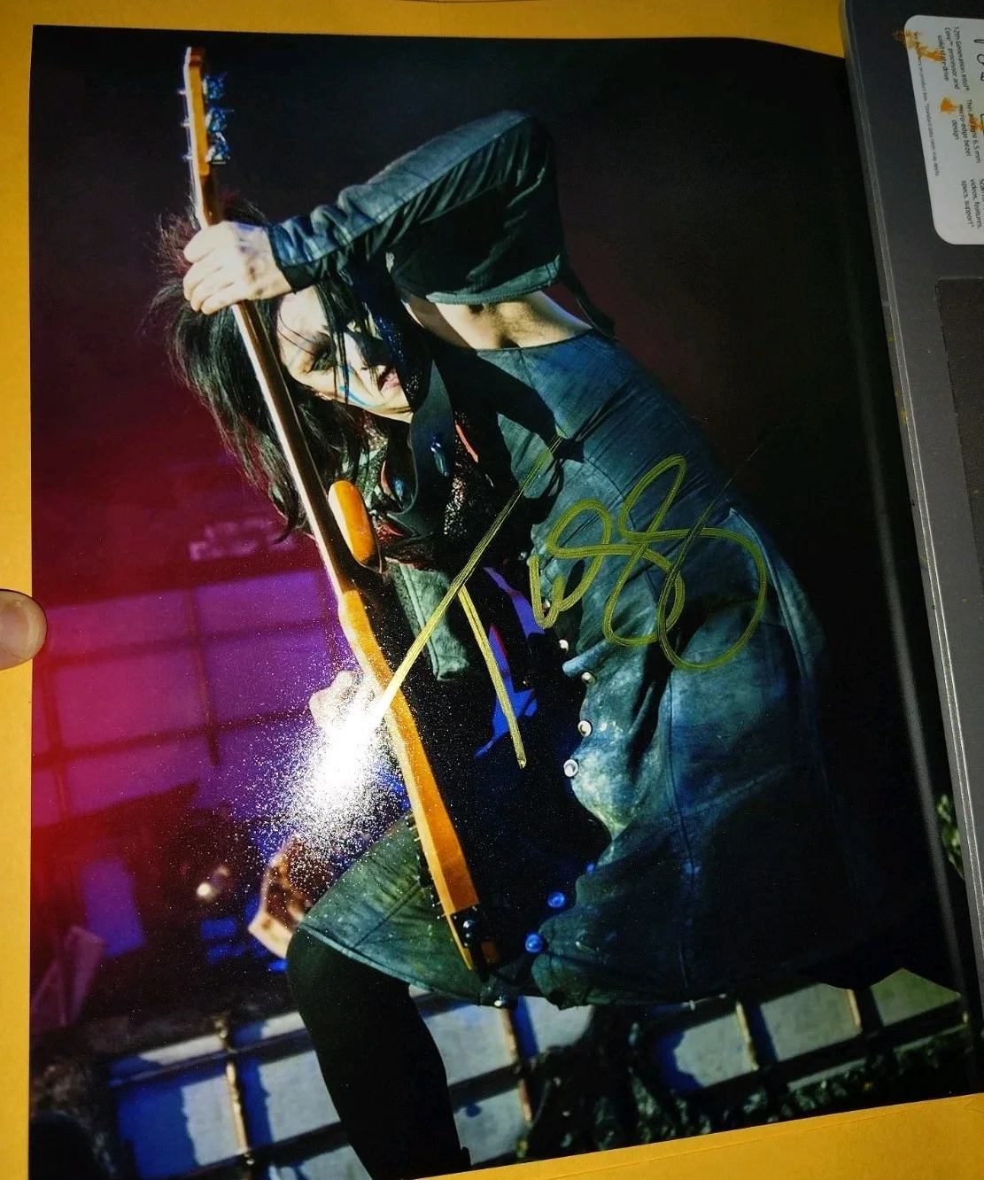 Twiggy Ramirez Of Marilyn Manson Signed 8x10 A Perfect Circle Amboogalard, изображение 3