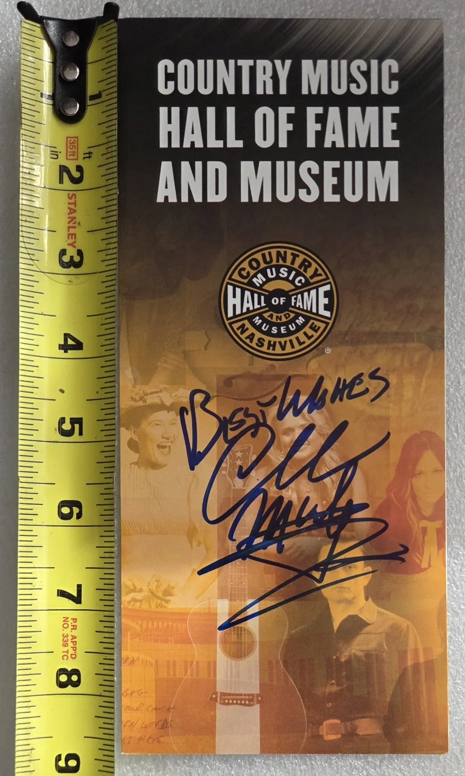 CHARLIE MCCOY BAS BECKETT COA SIGNED AUTOGRAPHED COUNTRY MUSIC HOF BROCHURE, изображение 3