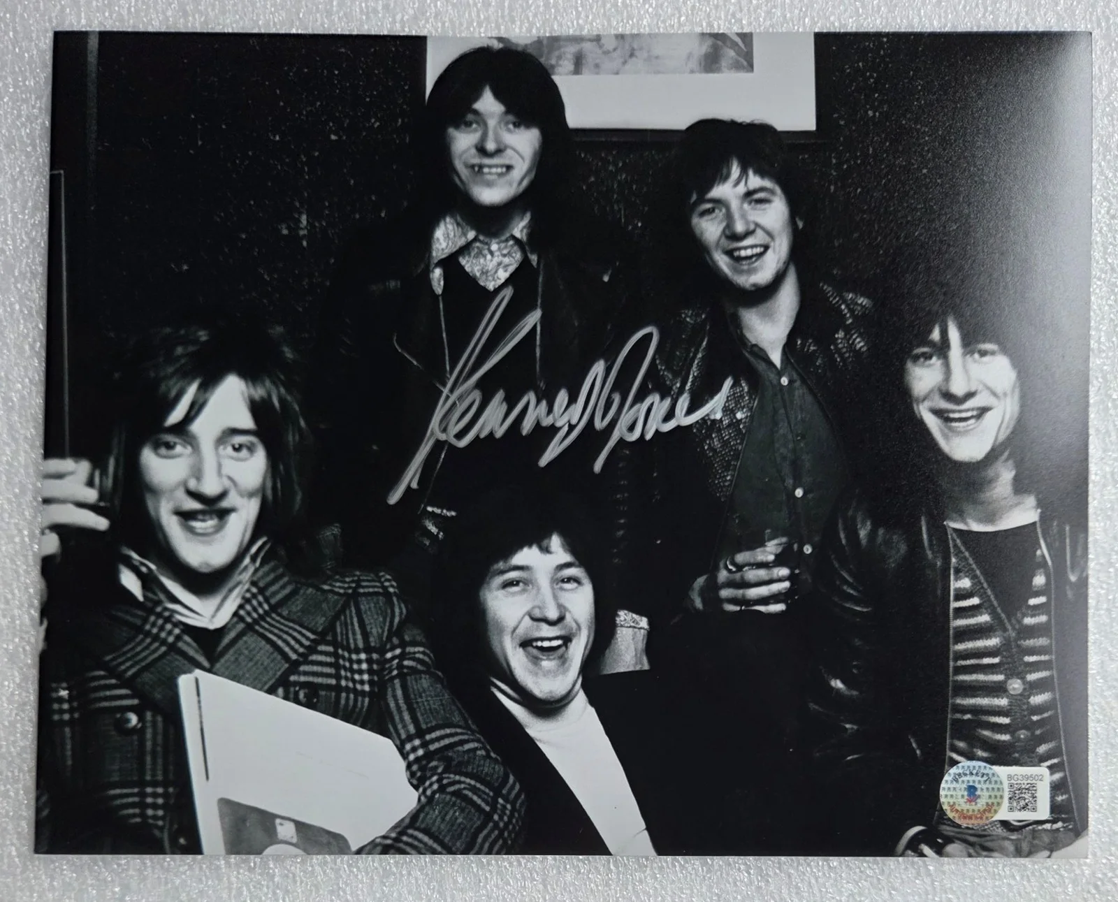 KENNEY JONES BAS BECKETT COA SIGNED 8X10 PHOTO AUTOGRAPHED THE WHO SMALL FACES, image 3