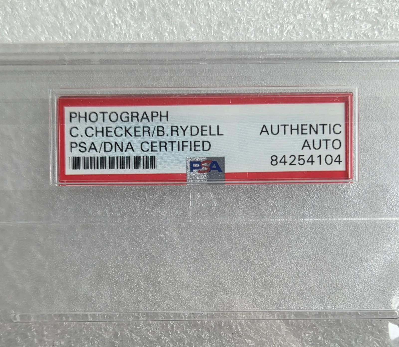 CHUBBY CHECKER BOBBY RYDELL PSA DNA SLABBED PHOTO SIGNED AUTOGRAPHED THE TWIST, изображение 3