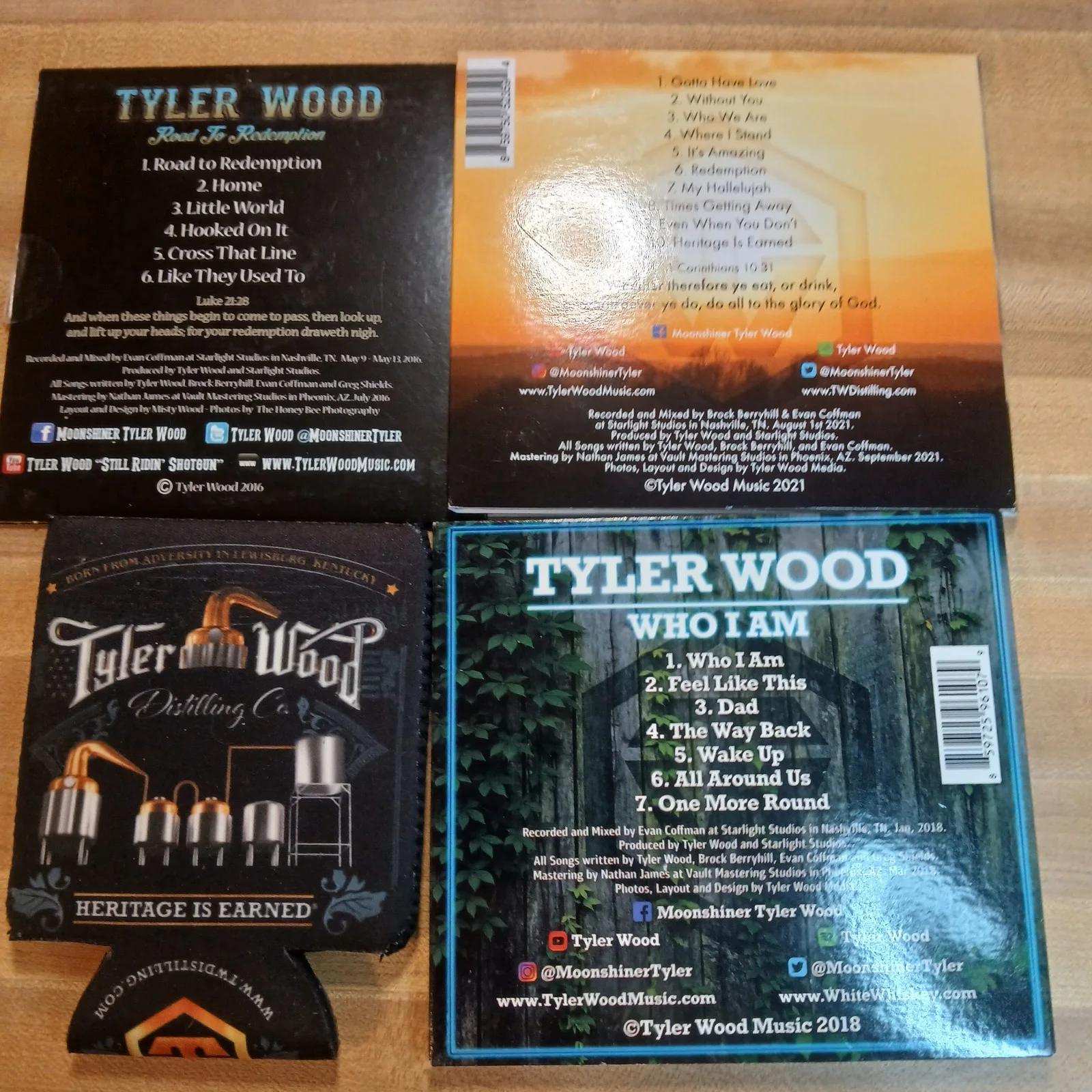 Tyler Wood Collection, 4 Items 3 C.ds And Cuzzie Cup, 2 Signed Cds Box Included, изображение 5