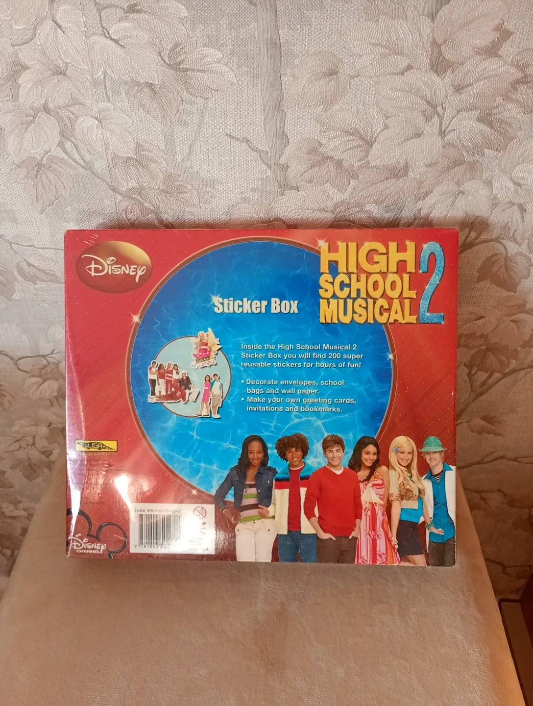 Disney High School Musical 2 200 stickers reusuable 2007 Zac Efron NEW SEALED, image 2