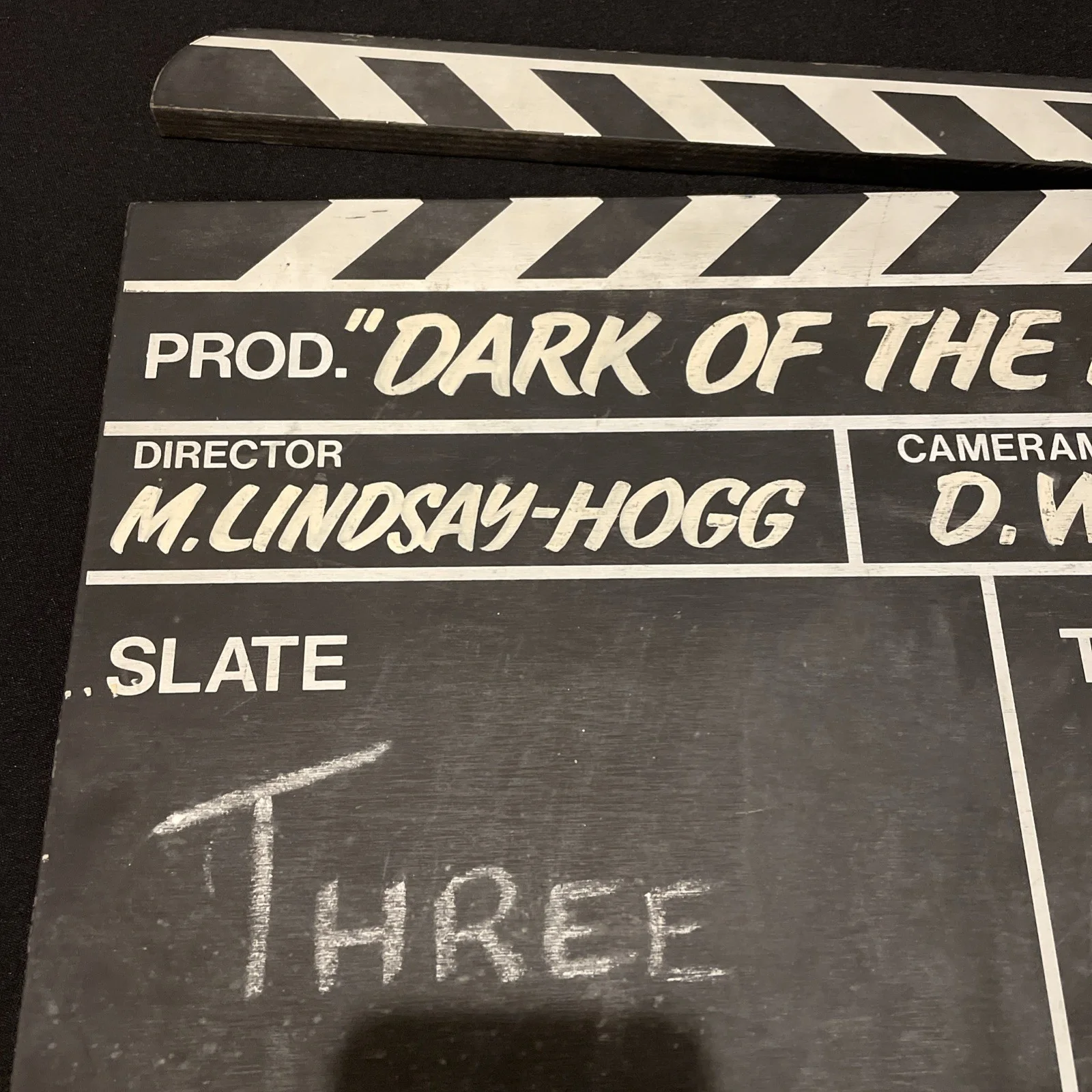 ORIGINAL Murder On The Moon (1989) Clapperboard SCI-FI HORROR Film Movie Prop, image 3