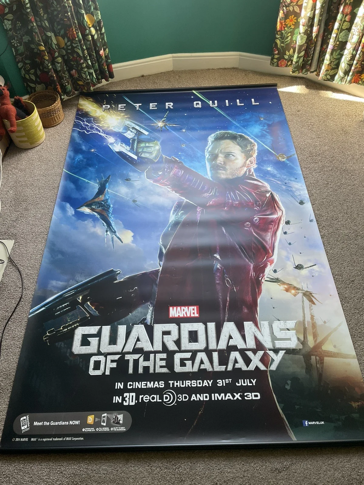 Guardians of the Galaxy 4 x Vinyl Posters 5 Ft By 8 Ft Bus Shelter Stop Posters, изображение 2