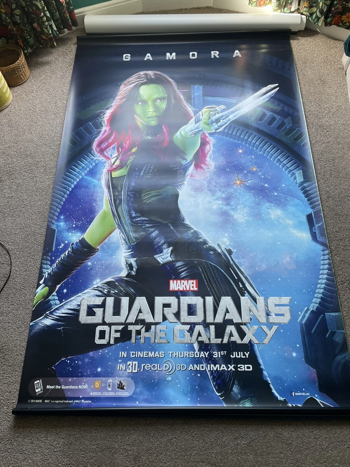 Guardians of the Galaxy 4 x Vinyl Posters 5 Ft By 8 Ft Bus Shelter Stop Posters, изображение 3
