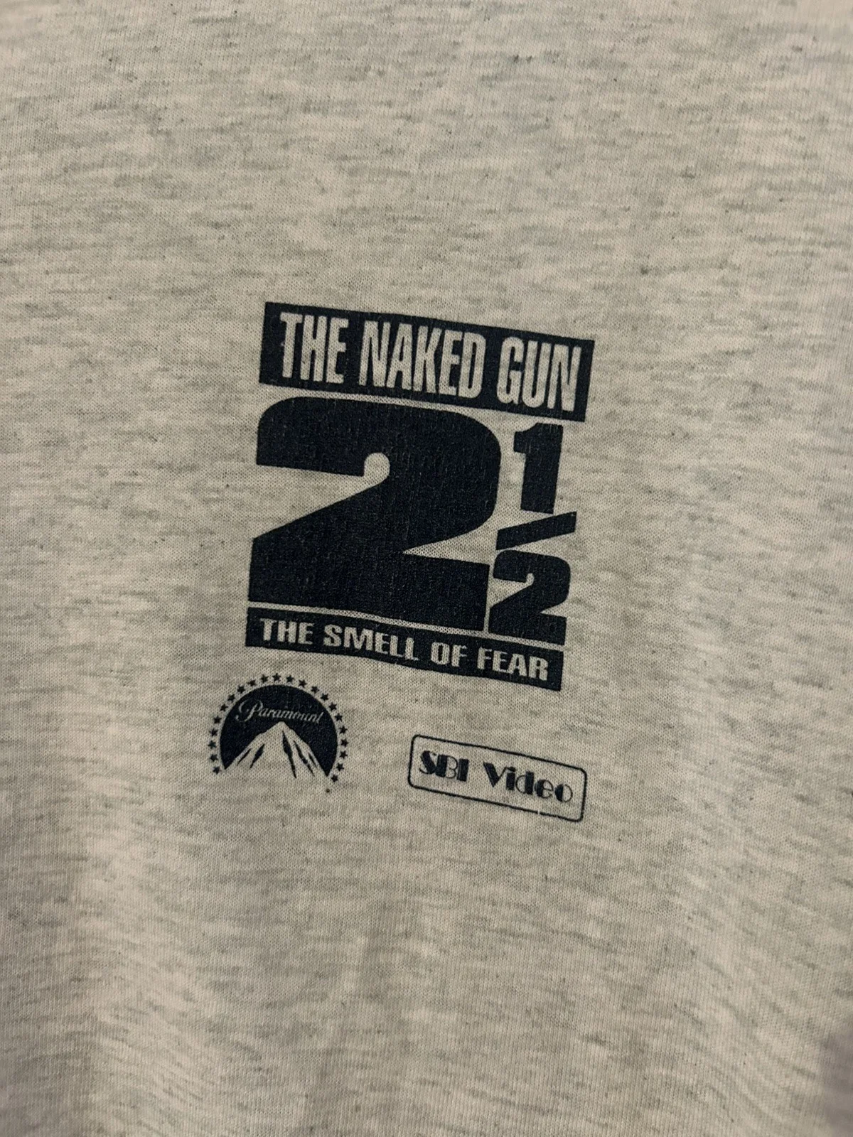 VINTAGE 1990'S NAKED GUN 2/12 MOVIE PROMO T-SHIRT PARAMOUNT USA SINGLE STITCH, изображение 3