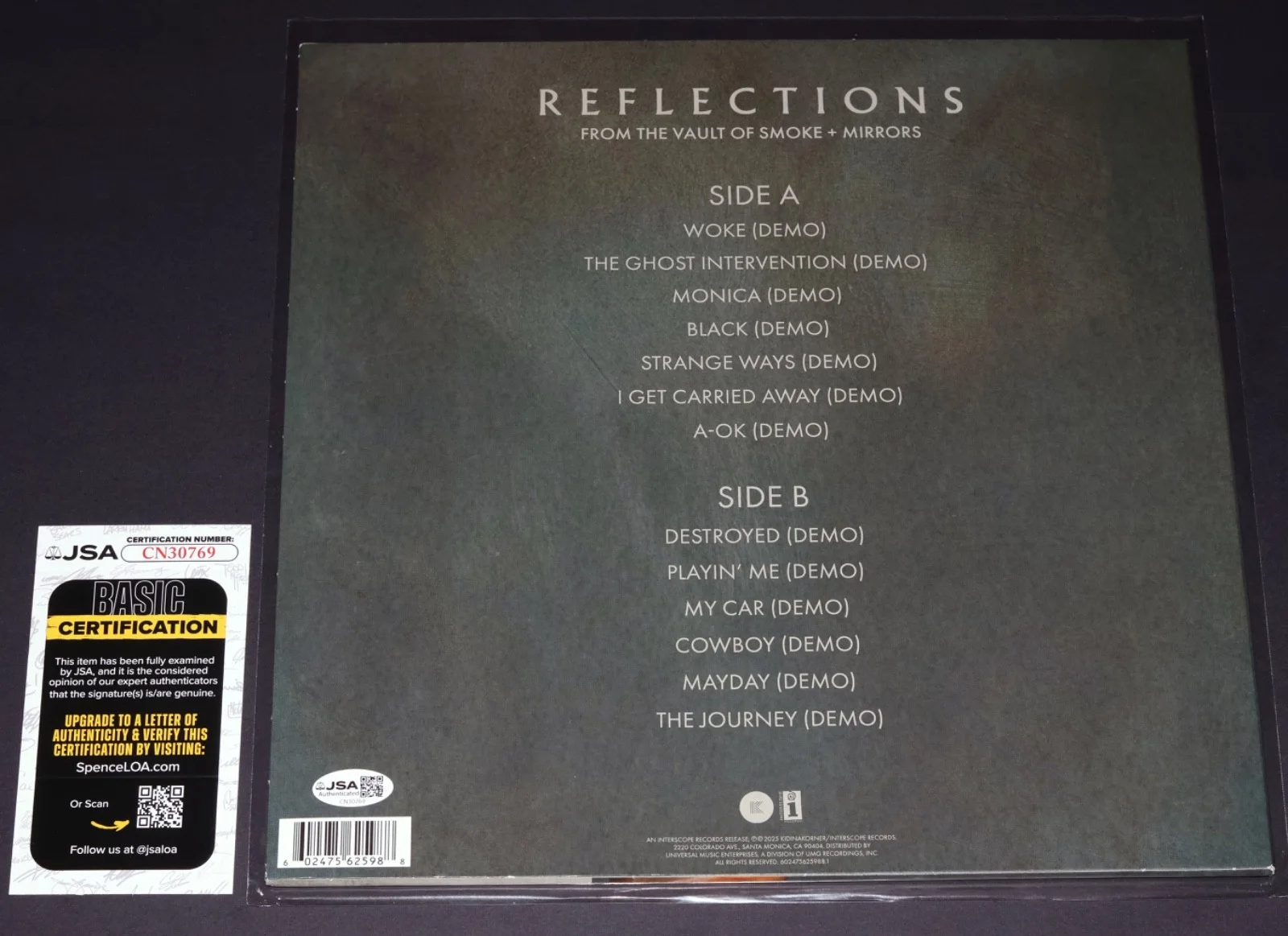 DAN REYNOLDS Signed IMAGINE DRAGONS "Reflections" VINYL LP autograph + JSA COA, image 2
