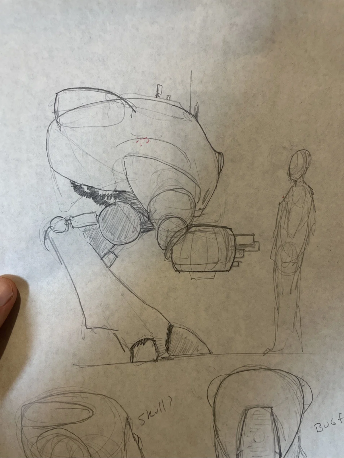 ORIGINAL Robocop (1987) Phil Tippett ED-209 Concept Art SCI-FI Film Movie Prop, изображение 2