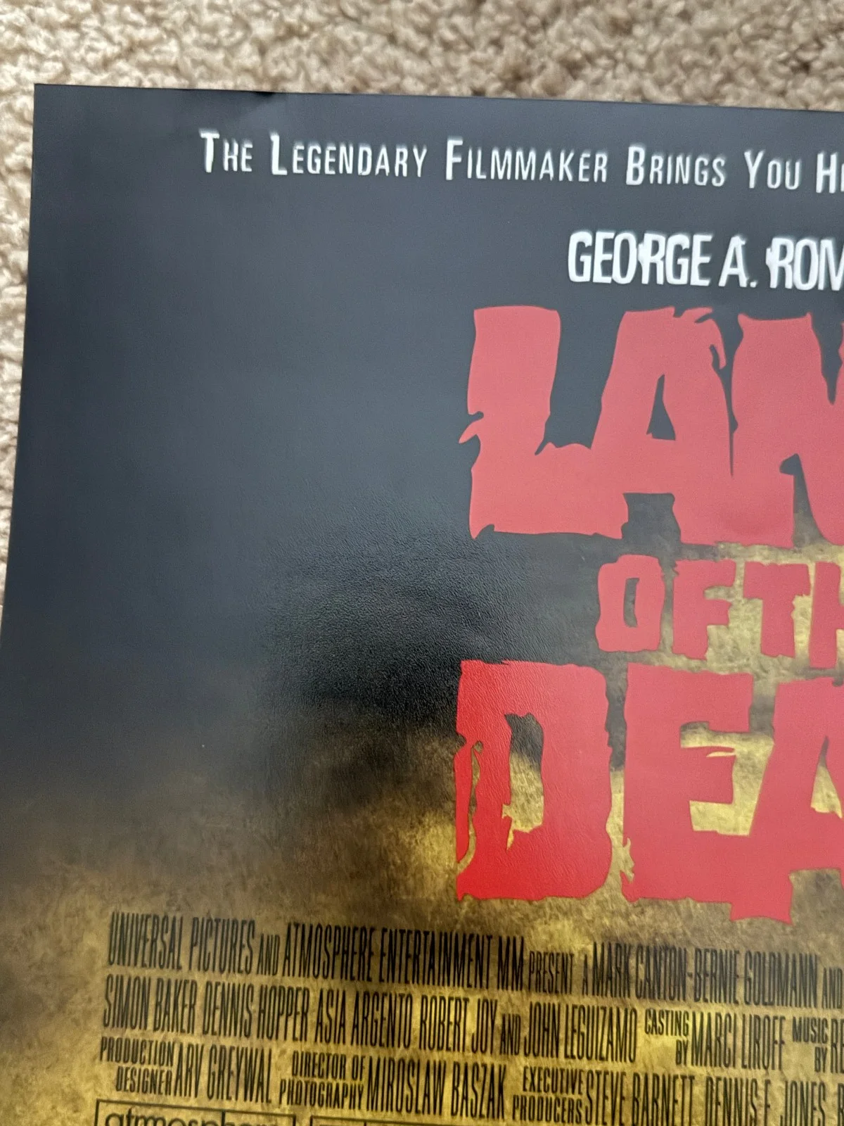 George Romero & Eugene Clark signed 10x15 Photo JSA COA Land of the Dead B2327, изображение 4