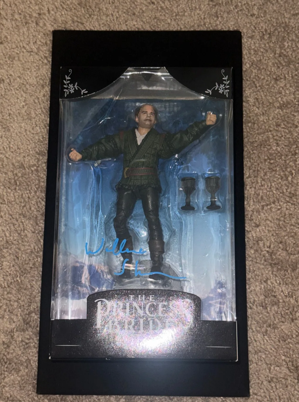 Wallace Shawn signed The Princess Bride Action Figure JSA COA Vizzini Auto Z2569, изображение 2