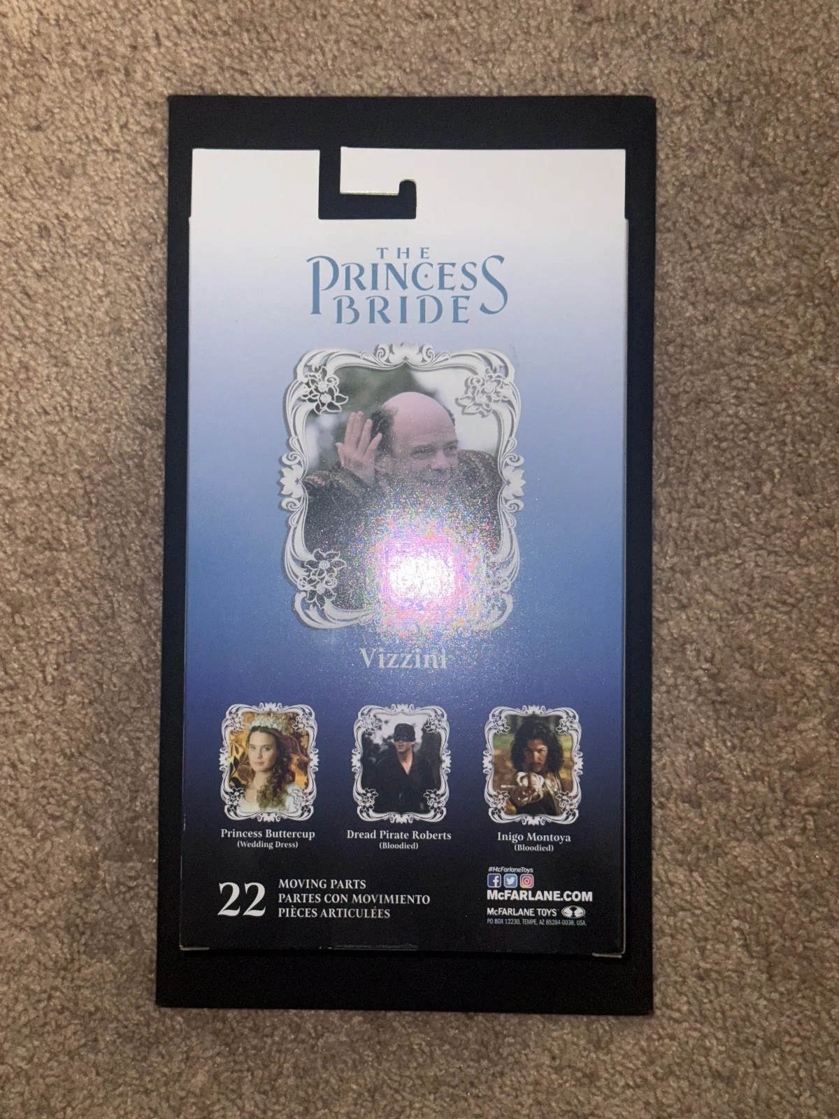 Wallace Shawn signed The Princess Bride Action Figure JSA COA Vizzini Auto Z2569, изображение 5