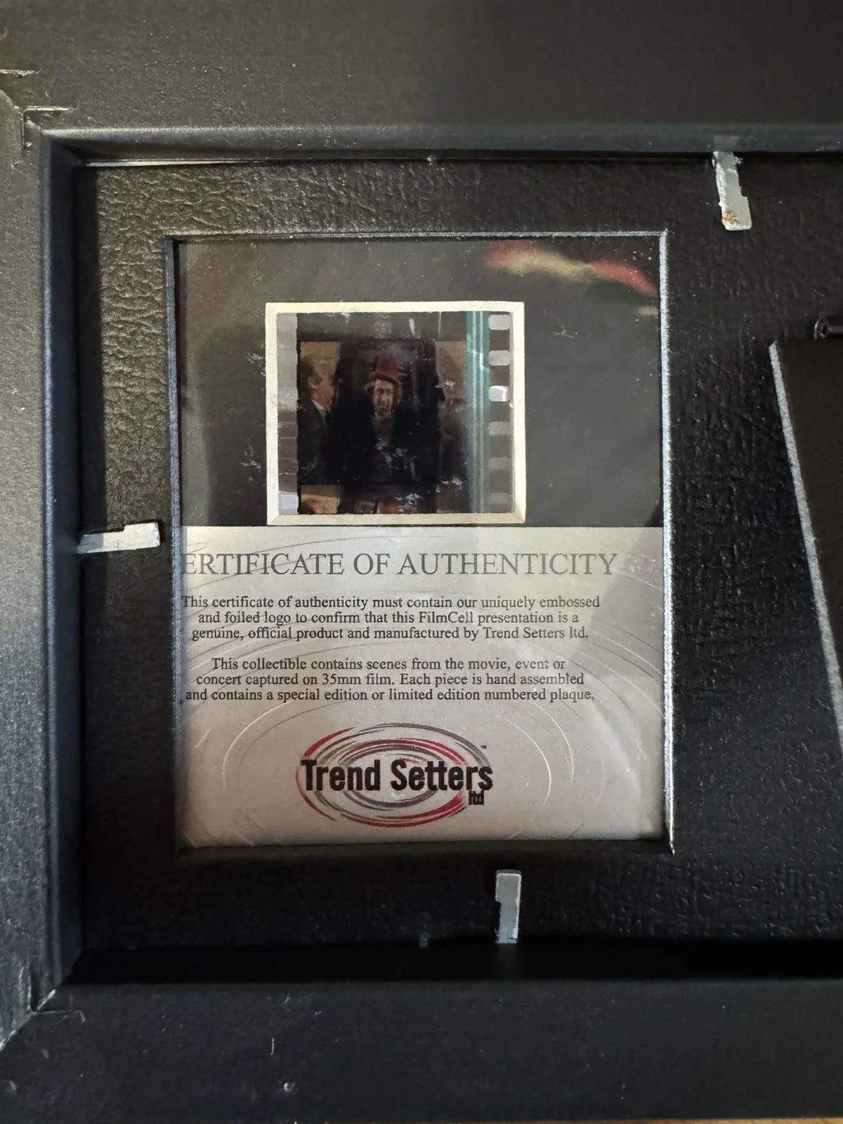 Film Cell Genuine 35mm Framed & Matted Willy Wonka & the Chocolate Factory, изображение 2